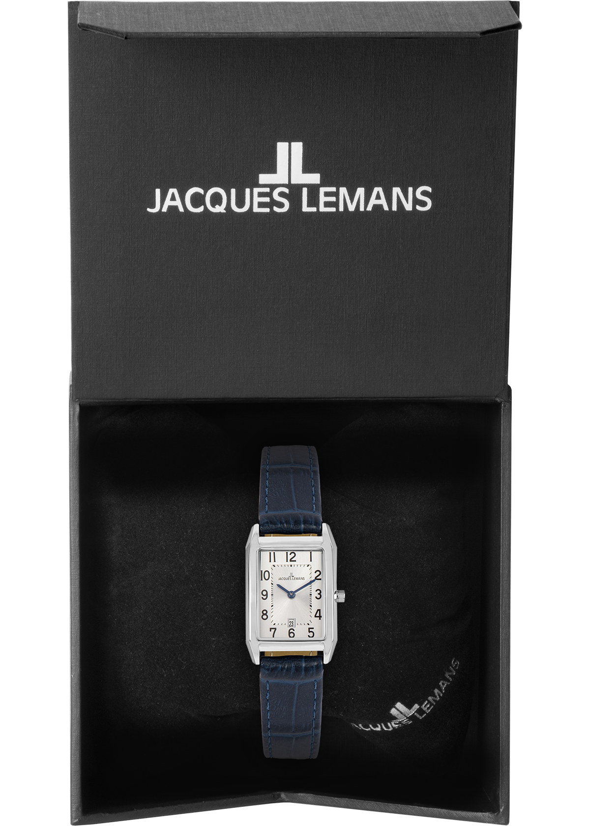 Jacques Lemans Quarzuhr »Torino«, Armbanduhr, Damenuhr, Lederarmband, analog, Tag