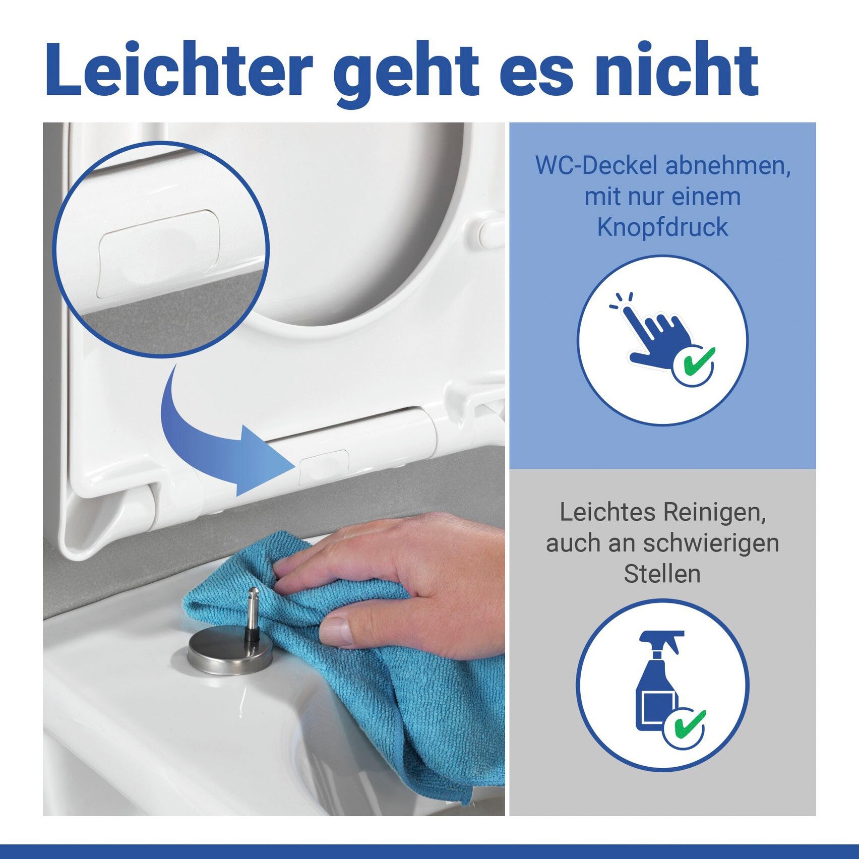 WENKO WC-Sitz »Sindia« belastbar mit bis zu 300 kg