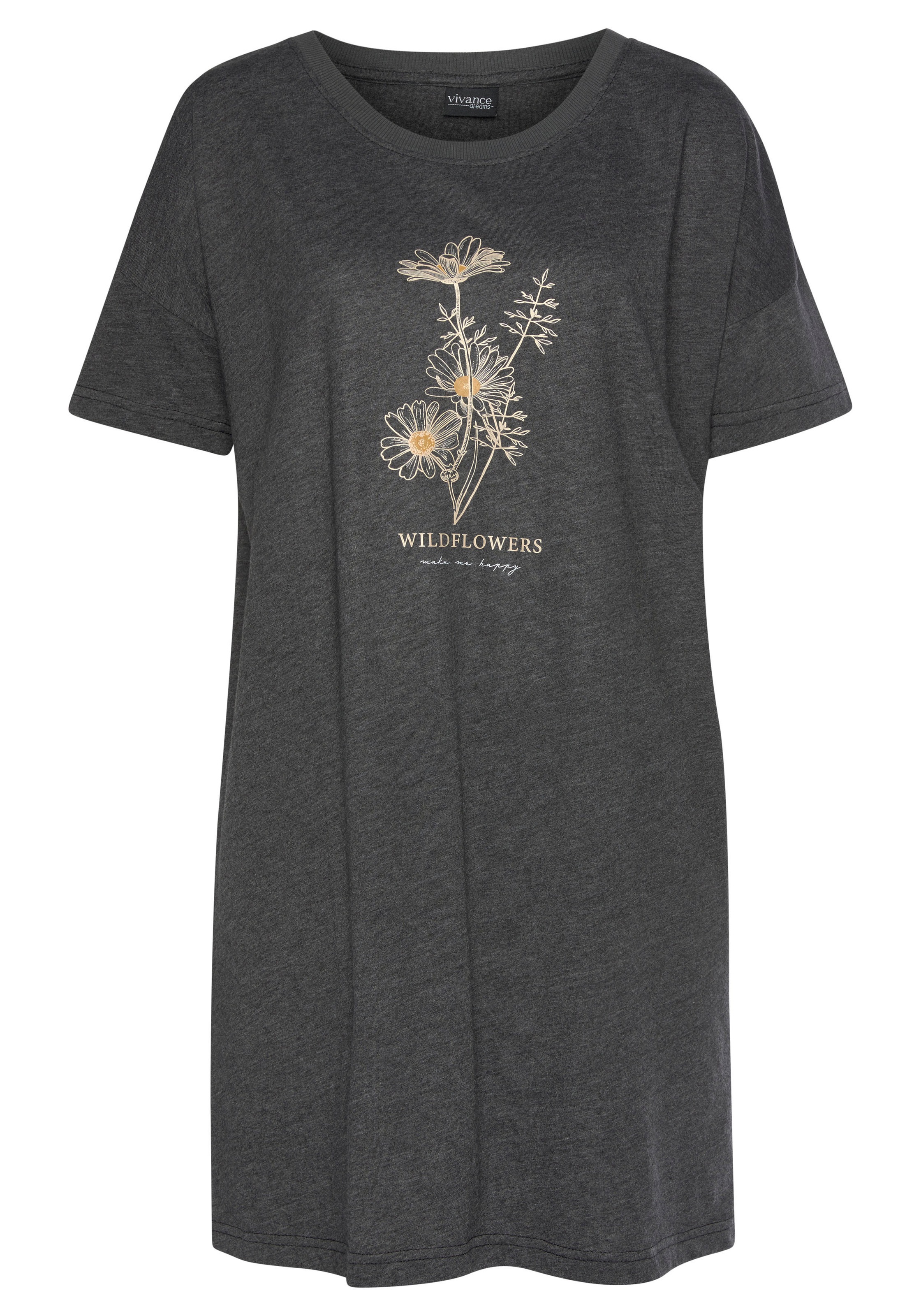 Thumbnail - Vivance Dreams Bigshirt 2er-Pack, mit Frontdruck