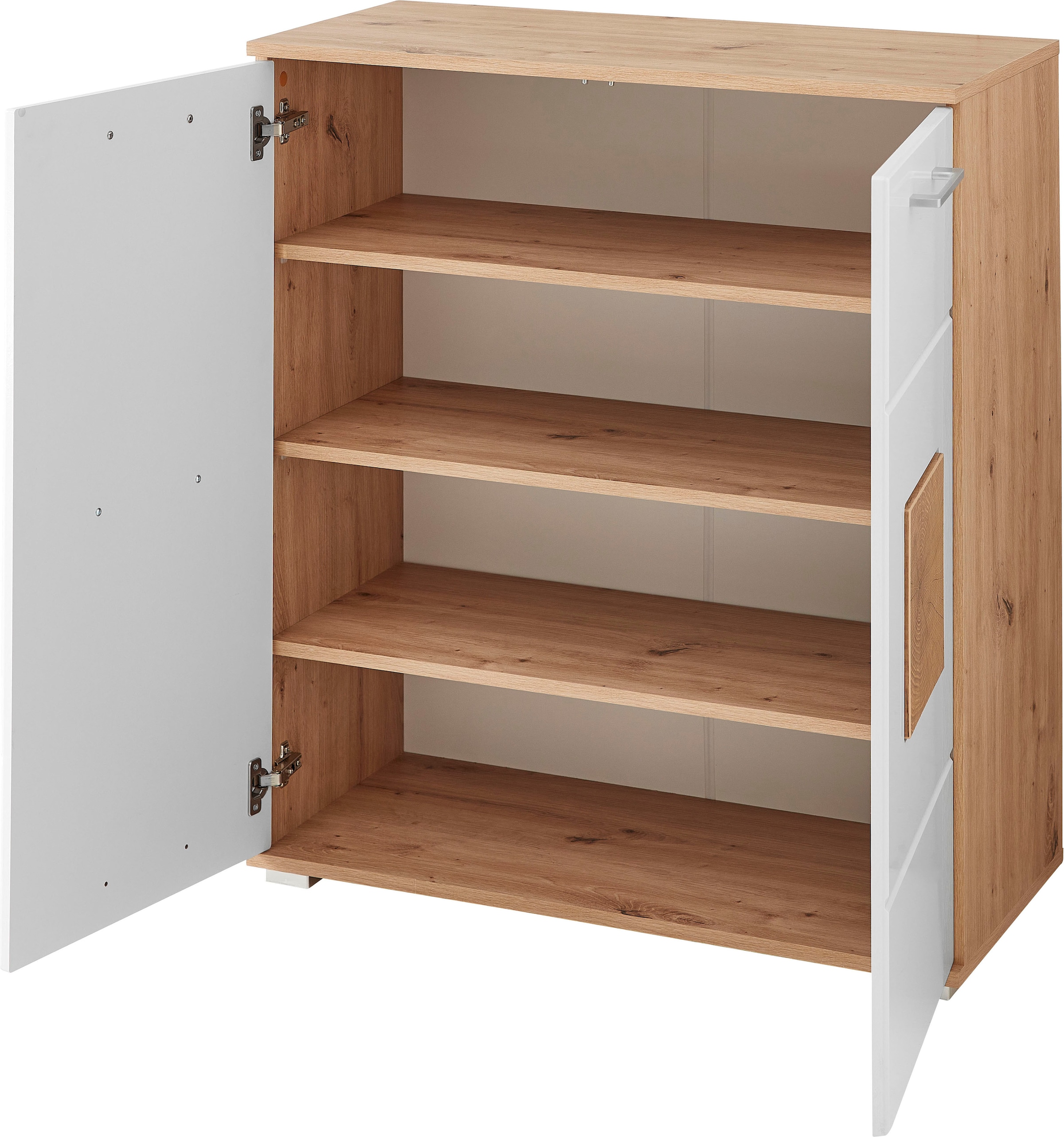 Innostyle Schuhschrank »Fun Schuhschrank, 84x95x38cm (B/H/T)«, (1 St.), 2 türig, 4 Einlegeböden, Softclose, ABS Kantenschutz