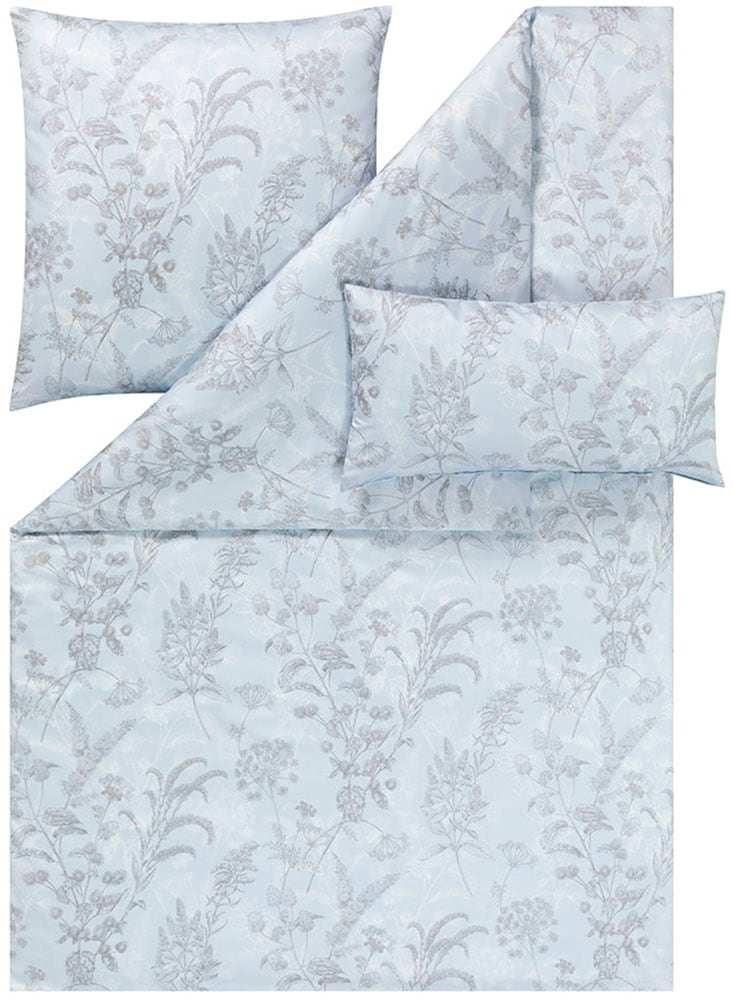 Estella Bettwäsche »Elke« 3 tlg. Edler Schweizer Premium-Satin aus 100% Baumwolle