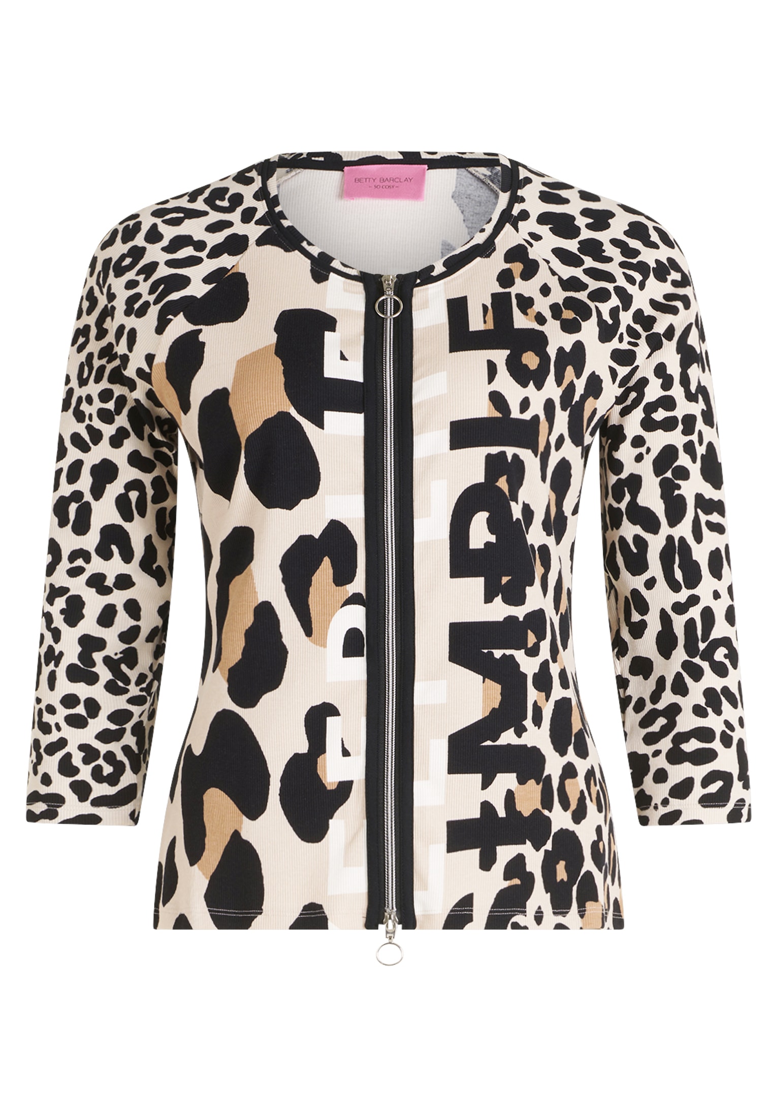 Betty Barclay Shirtjacke »Betty Barclay Shirtjacke mit Rippenstruktur«, (1 tlg.), Druck