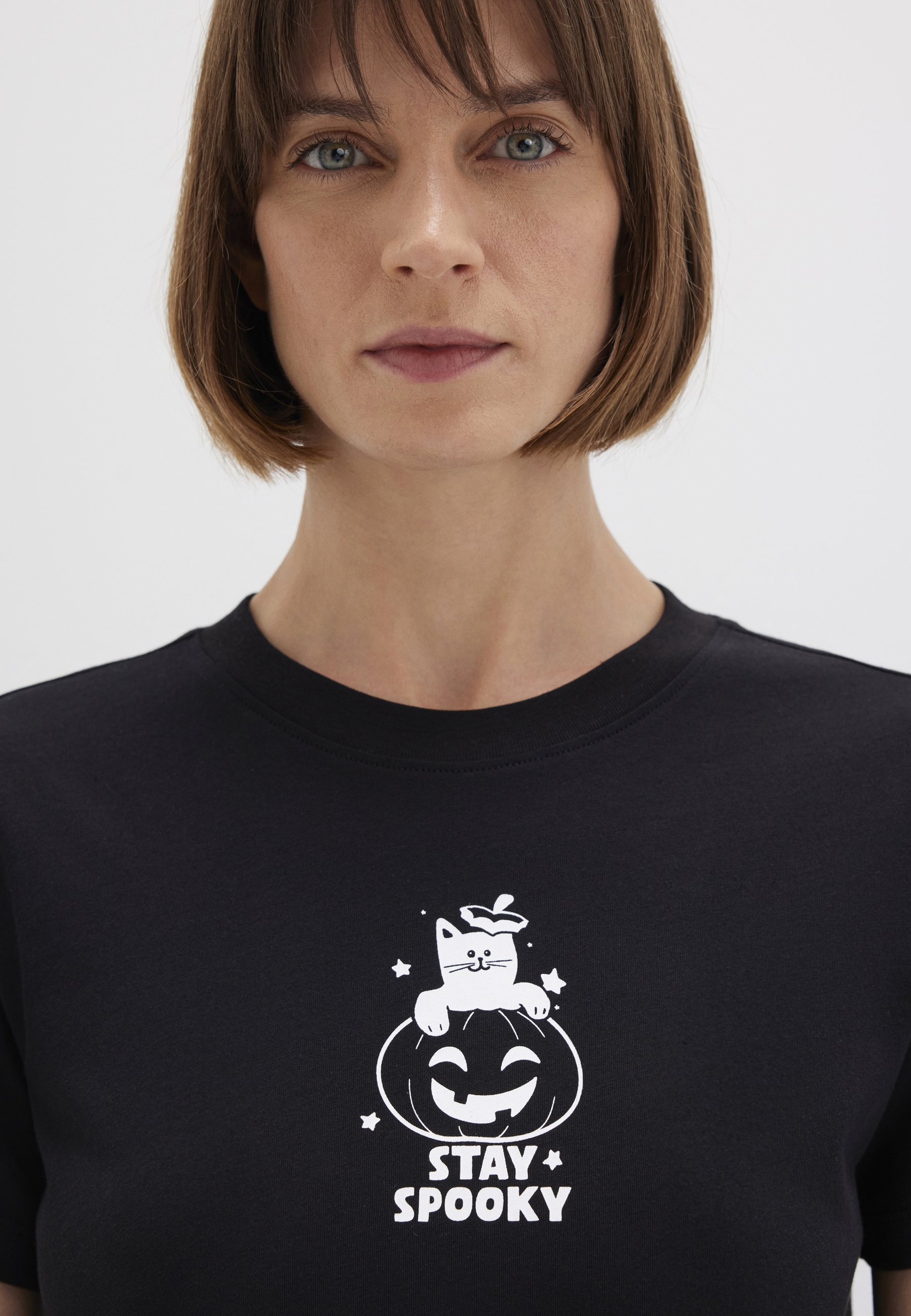 Mavi T-Shirt »CAT PRINTED T-SHIRT«, Print T-Shirt