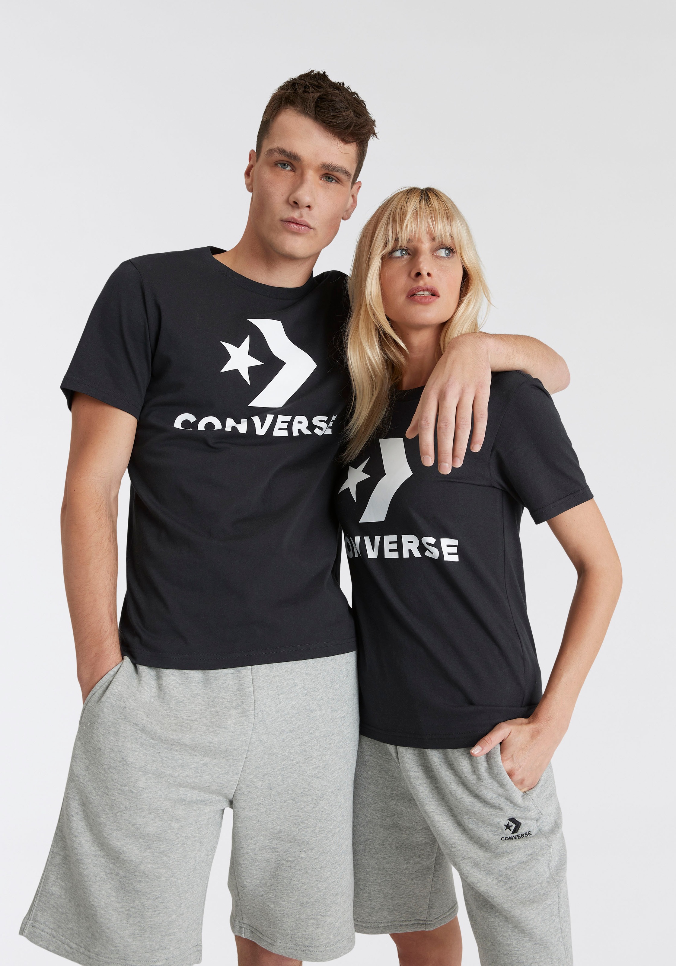 Converse T-Shirt »Unisex GO-TO STAR CHEVRON LOGO STANDARD-FIT«, (1 tlg.), Unisex