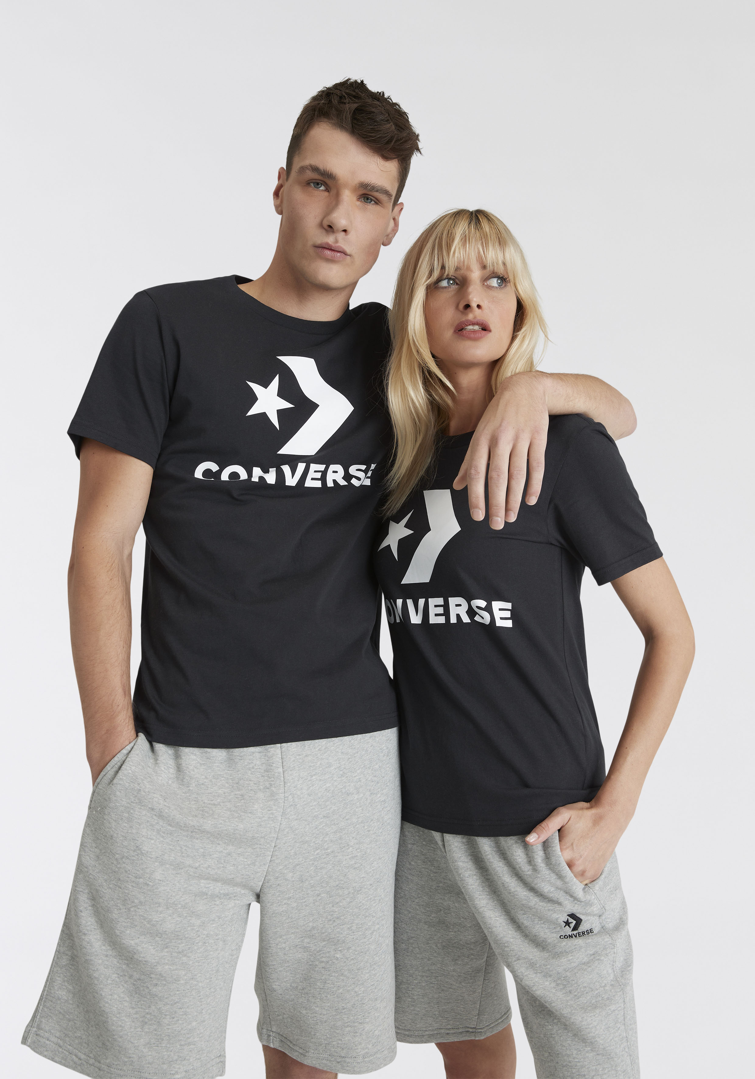 Thumbnail - Converse T-Shirt "Unisex GO-TO STAR CHEVRON LOGO STANDARD-FIT" 1 Stk. tlg. Unisex
