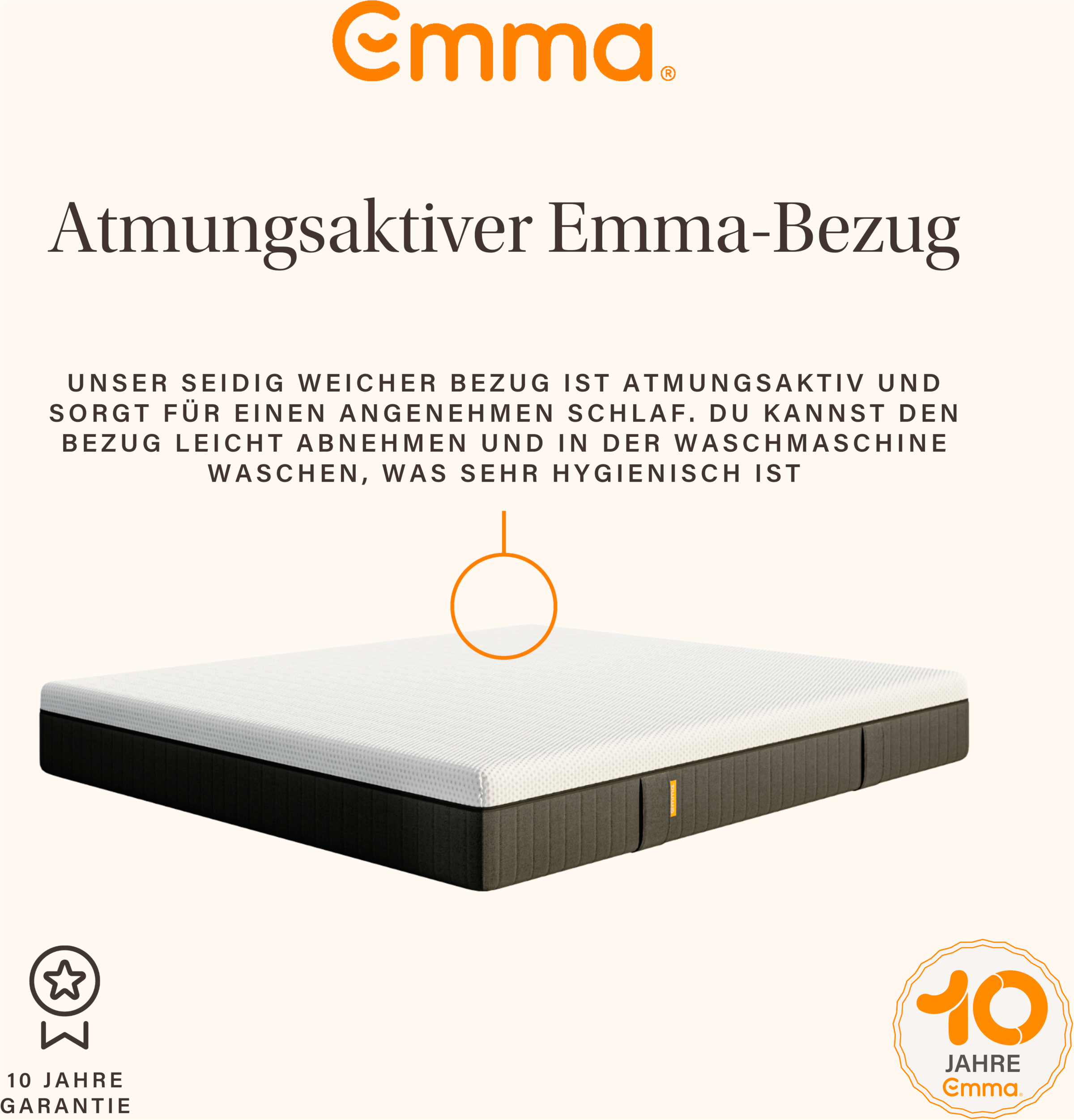 Emma Taschenfederkernmatratze »Emma 25 Hybrid«, 25 cm hoch, Raumgewicht: 35 kg/m³, (1 St., 1-tlg.)