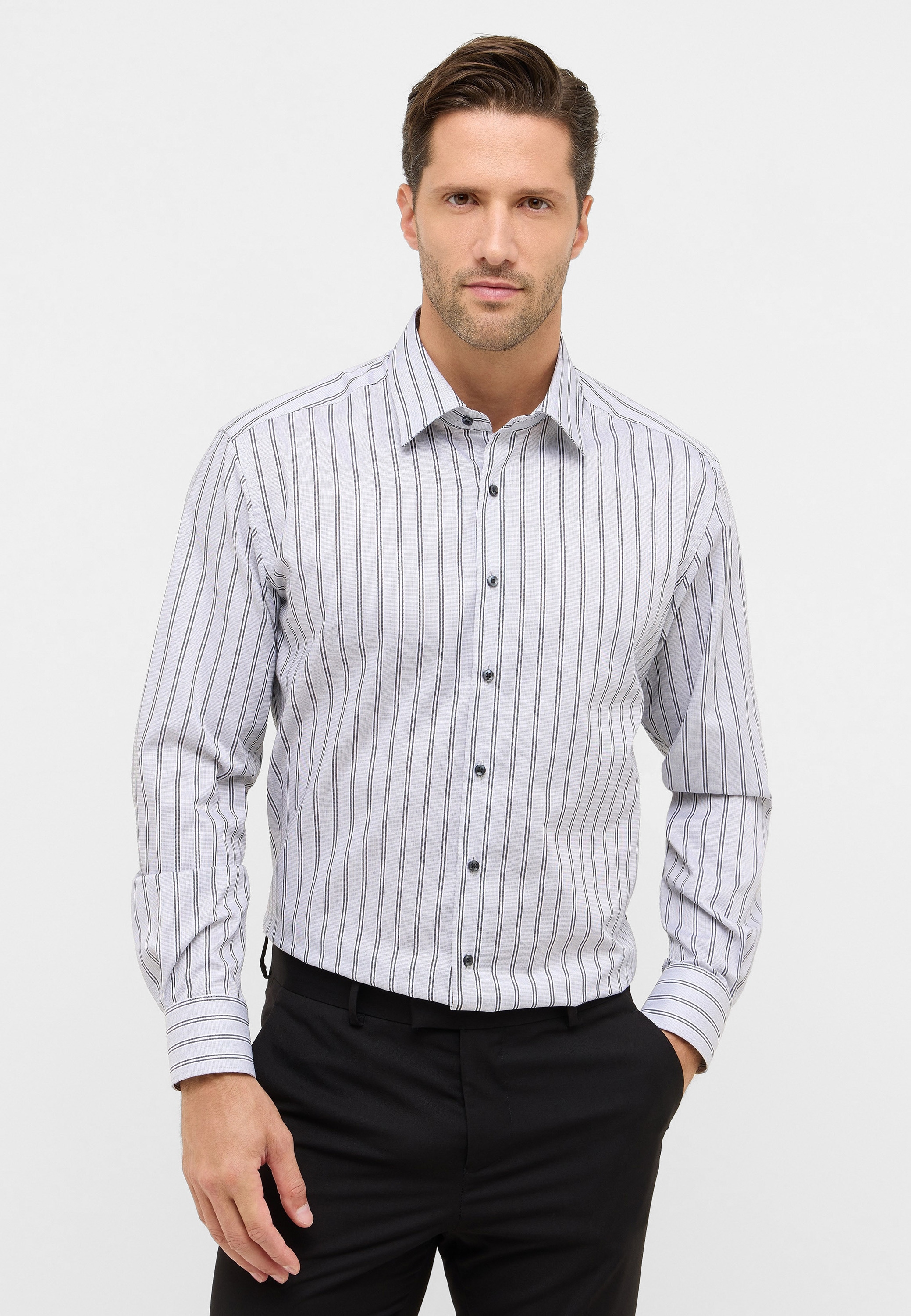 Eterna Langarmhemd "MODERN FIT", NON IRON (bügelfrei) günstig online kaufen