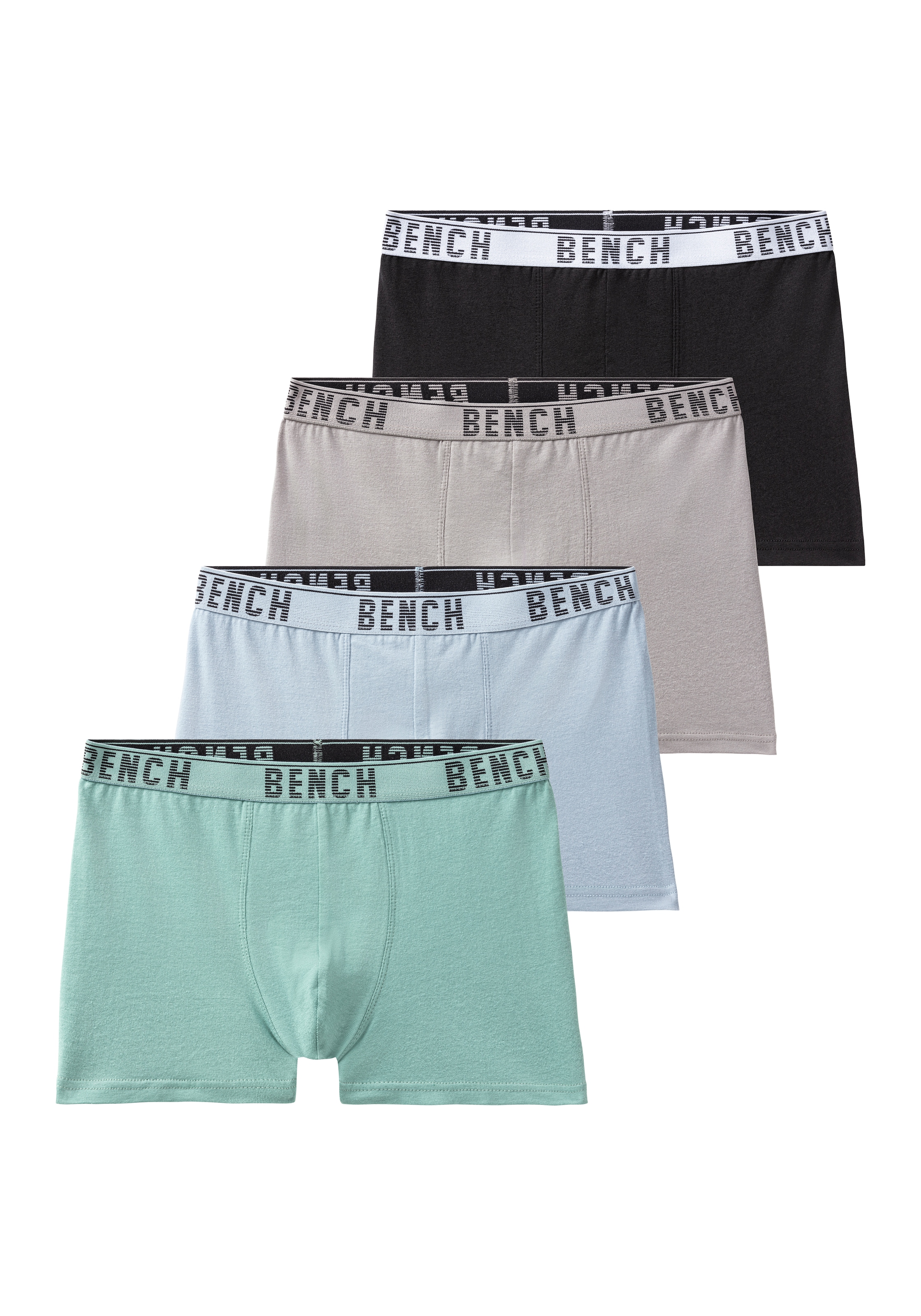 Bench. Boxer "Boxershorts für Jungen" Packung, 4 Stk. mit Logo-Webbund