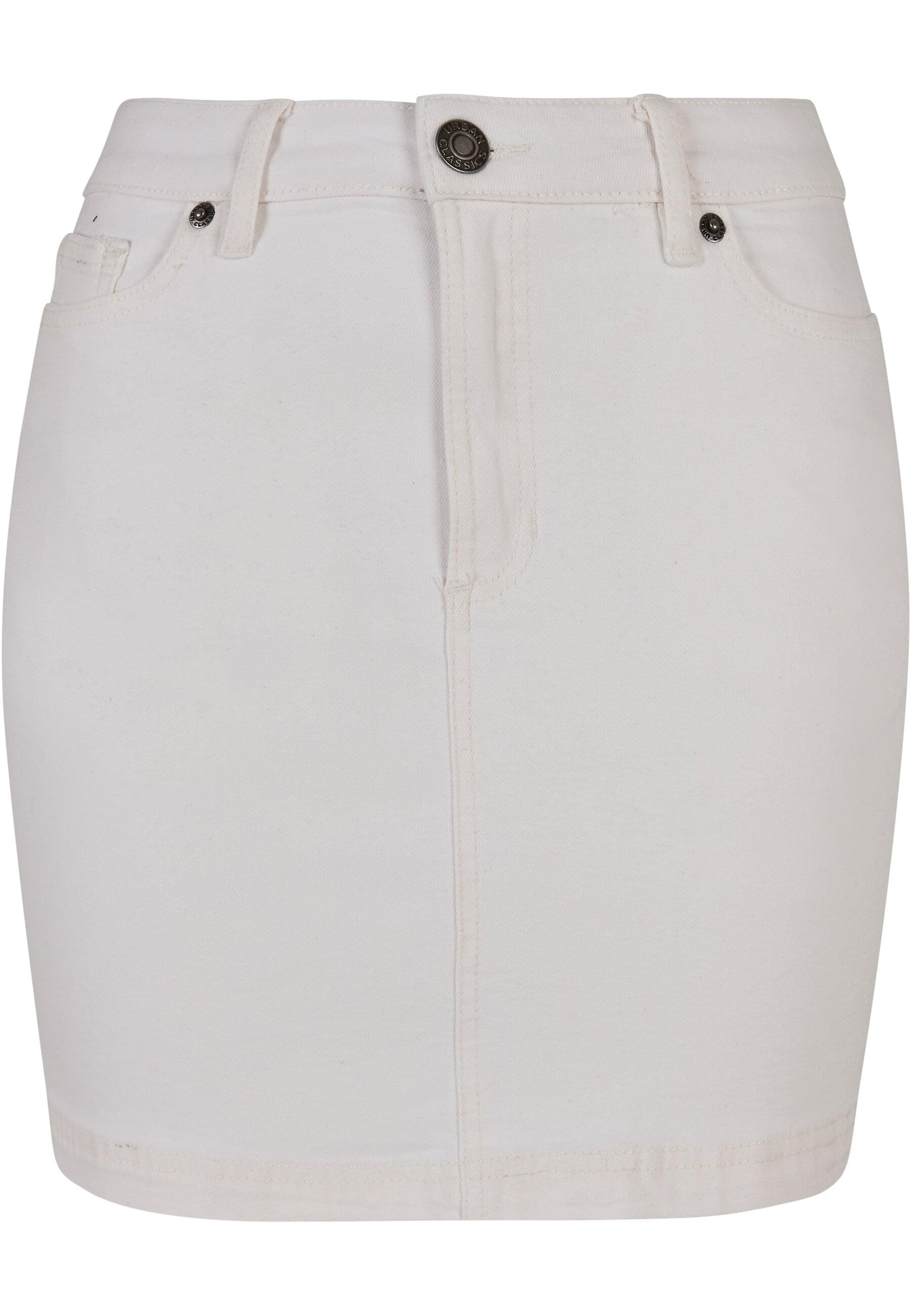 URBAN CLASSICS Jerseyrock "Urban Classics Damen Ladies Organic Stretch Denim Mini Skirt", (1 tlg.)