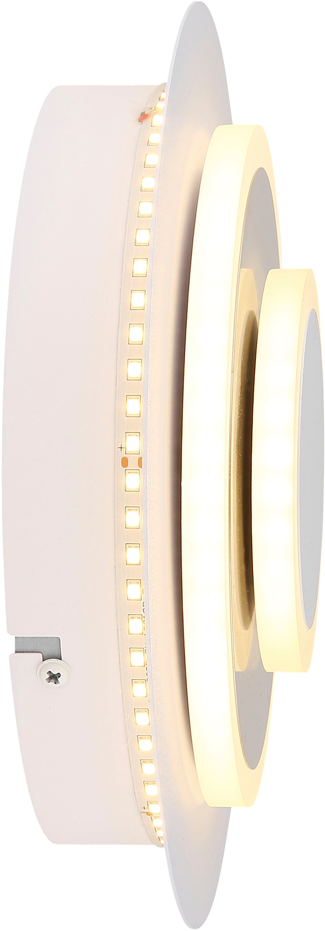 GLOBO LIGHTING Wandleuchte »ODONELL« LED-Modul 1 Stk. Warmweiß Bewegliche Wandleuchte für Wohn- & Schlafzimmer