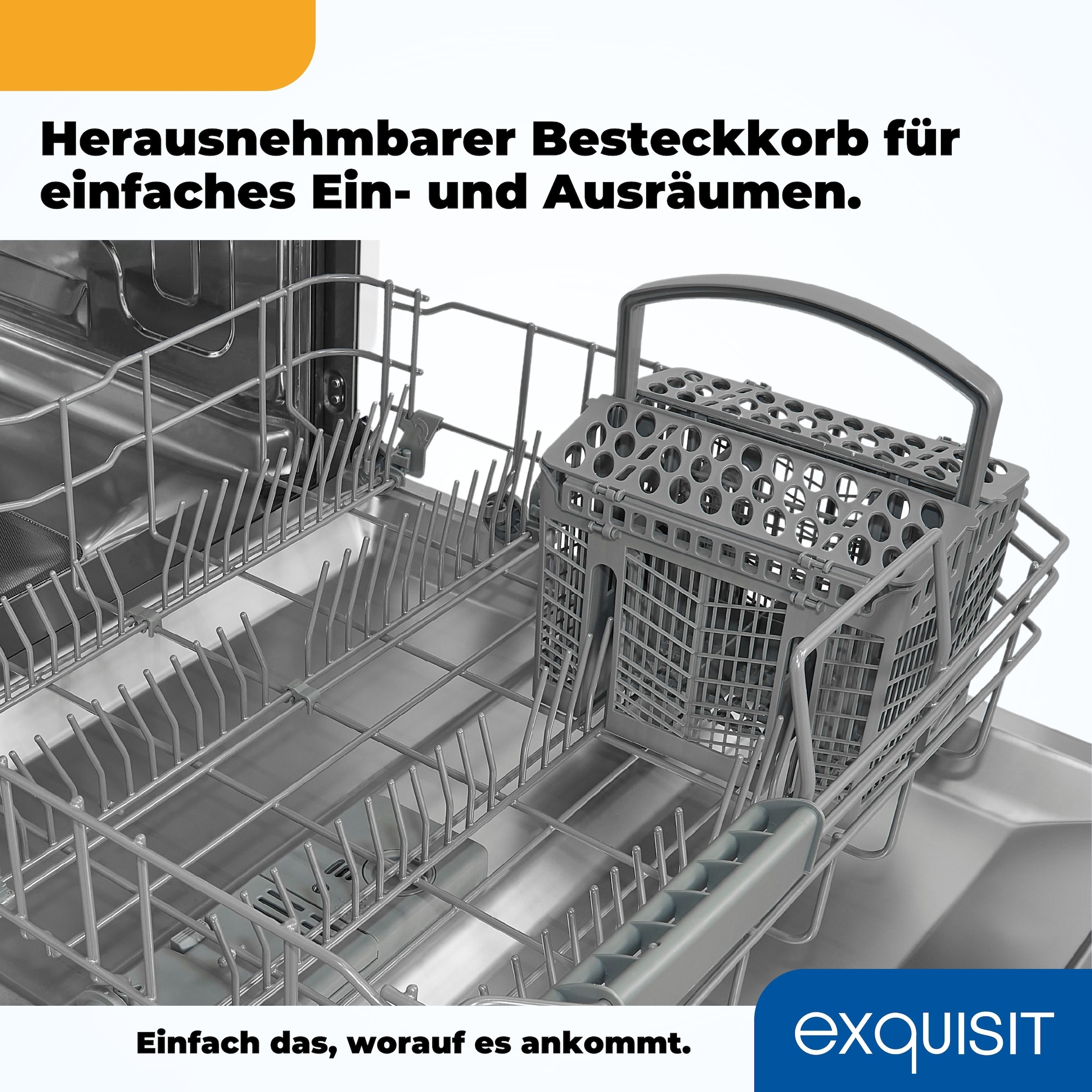 exquisit Standgeschirrspüler »GSP9313-030E weiss«