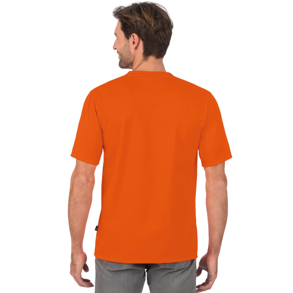 Trigema T-Shirt »TRIGEMA V-Shirt DELUXE Baumwolle«, (1 tlg.)