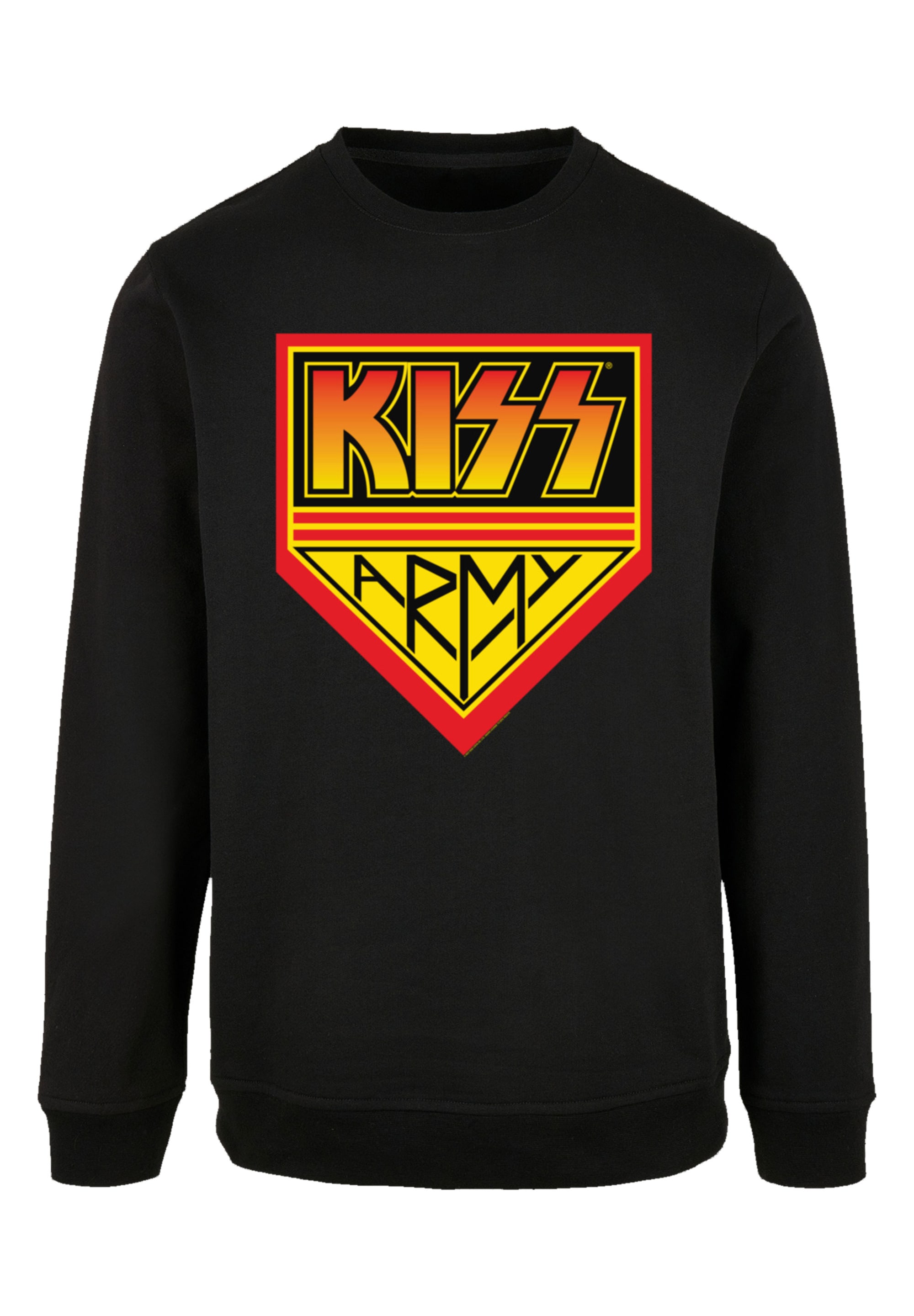 F4NT4STIC Sweatshirt »Kiss Rock Band Army Logo«, Premium Qualität, Musik, By Rock Off