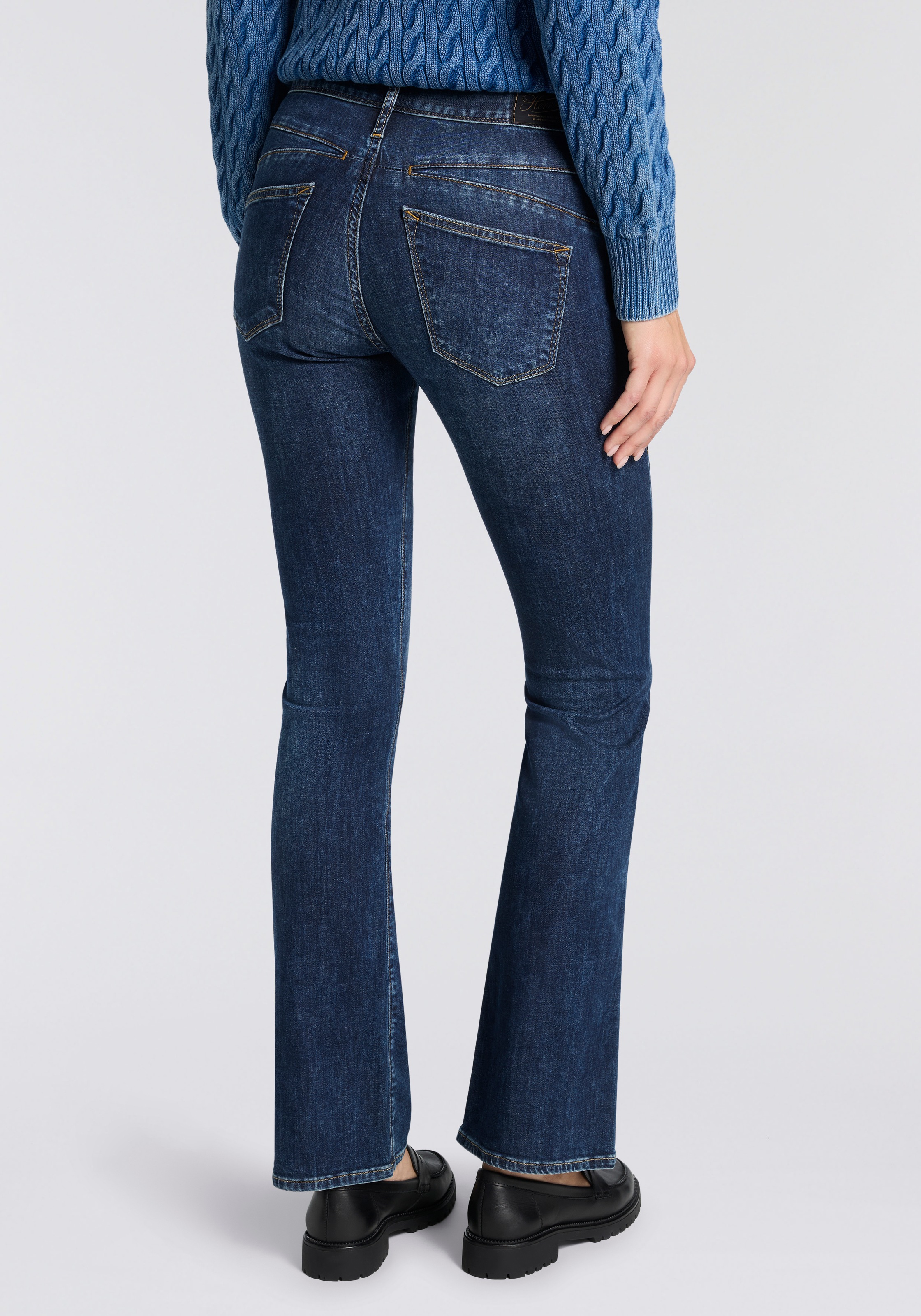Herrlicher Bootcut-Jeans "Pearl Boot Denim Light" im Five-Pocket Style günstig online kaufen