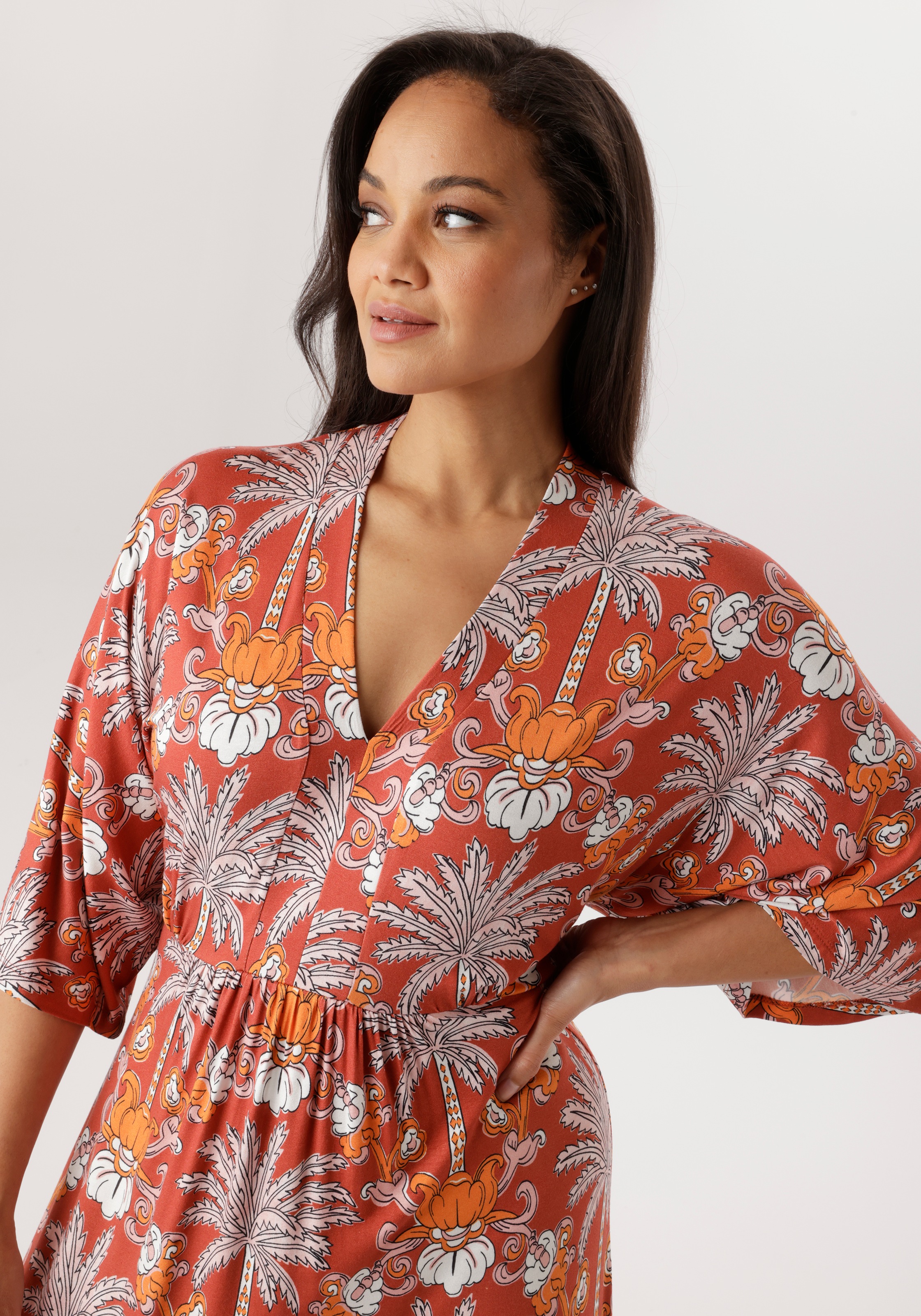 Thumbnail - Aniston PLUS Jerseykleid in trendy Maxilänge - NEUE KOLLEKTION