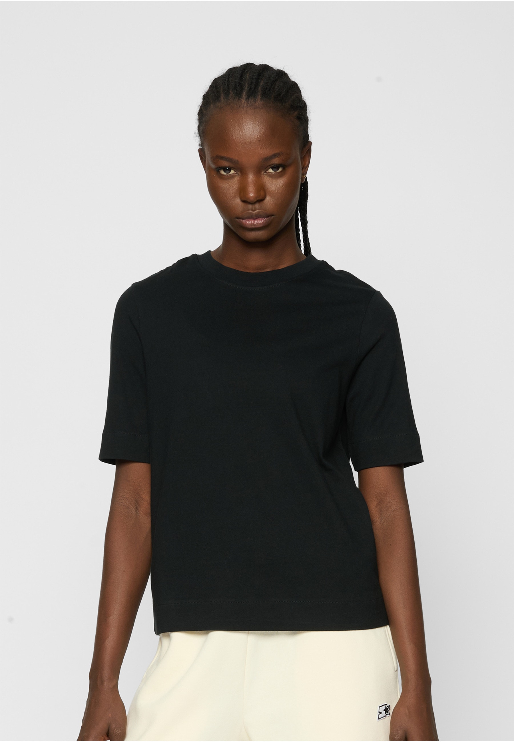 URBAN CLASSICS T-Shirt »Urban Classics Damen Ladies Classy Tee 2-Pack« 1 Stk.