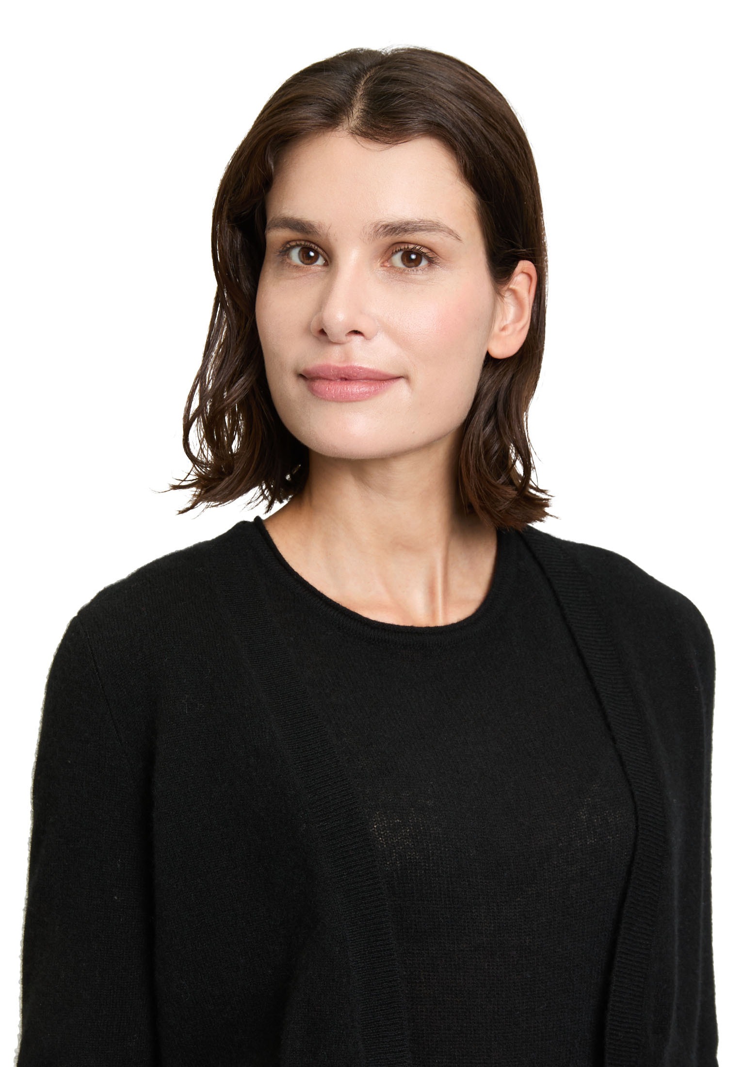 Betty Barclay Strickjacke »Betty Barclay Damen Kaschmir-Strickjacke mit Rippbündchen«, Strick