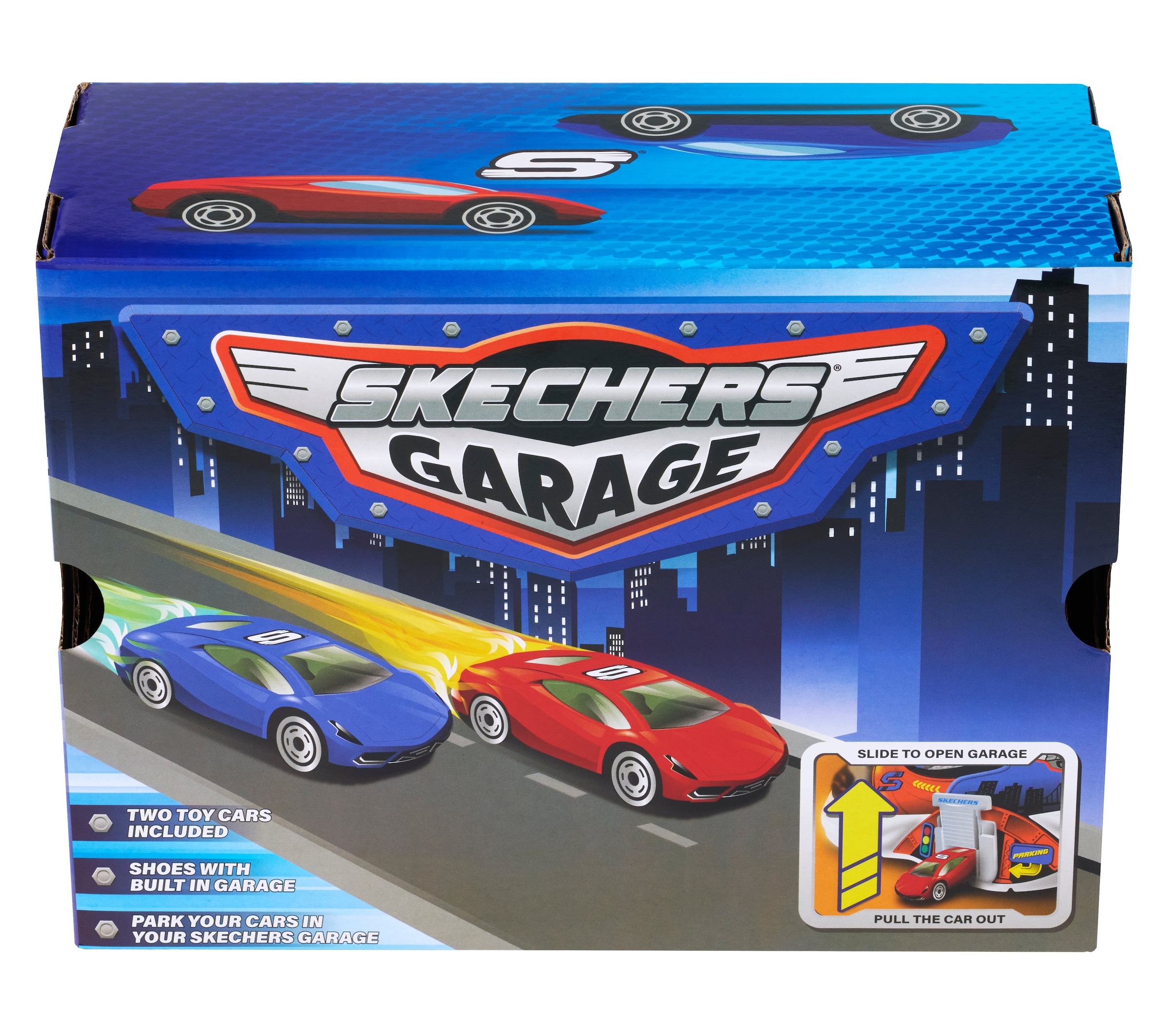 Skechers Sneaker »Compartment & Two Toy Cars«  Kinderschuh mit integriertem Toy Car, Größenschablone zum Download
