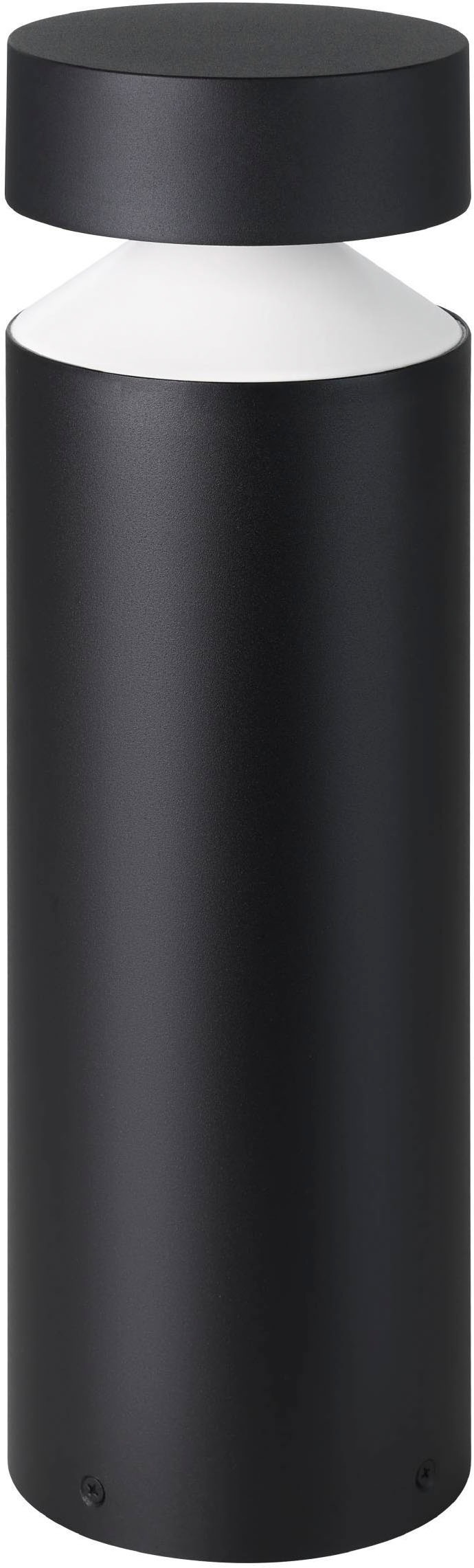 EGLO Sockelleuchte »Melzo Außen-Wegelampe, Außenleuchte, Aluguss und Kunststoff, IP44« LED-Modul 1 Stk. Warmweiß Stehleuchte - H45 x Ø13,5 cm - schwarz - 1X11W inkl.
