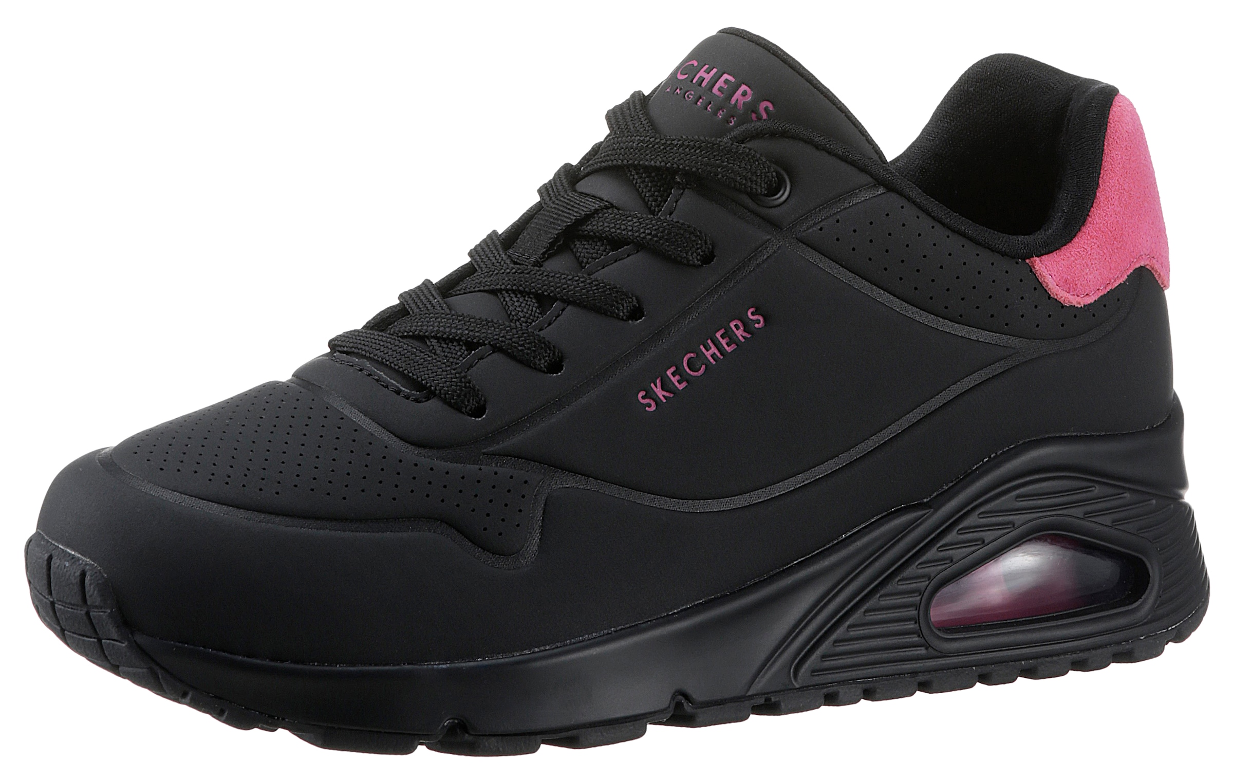 Skechers Sneaker »UNO - POP BACK«, Freizeitschuh, Halbschuh, Schnürschuh komfortabler Skech-Air Funktion