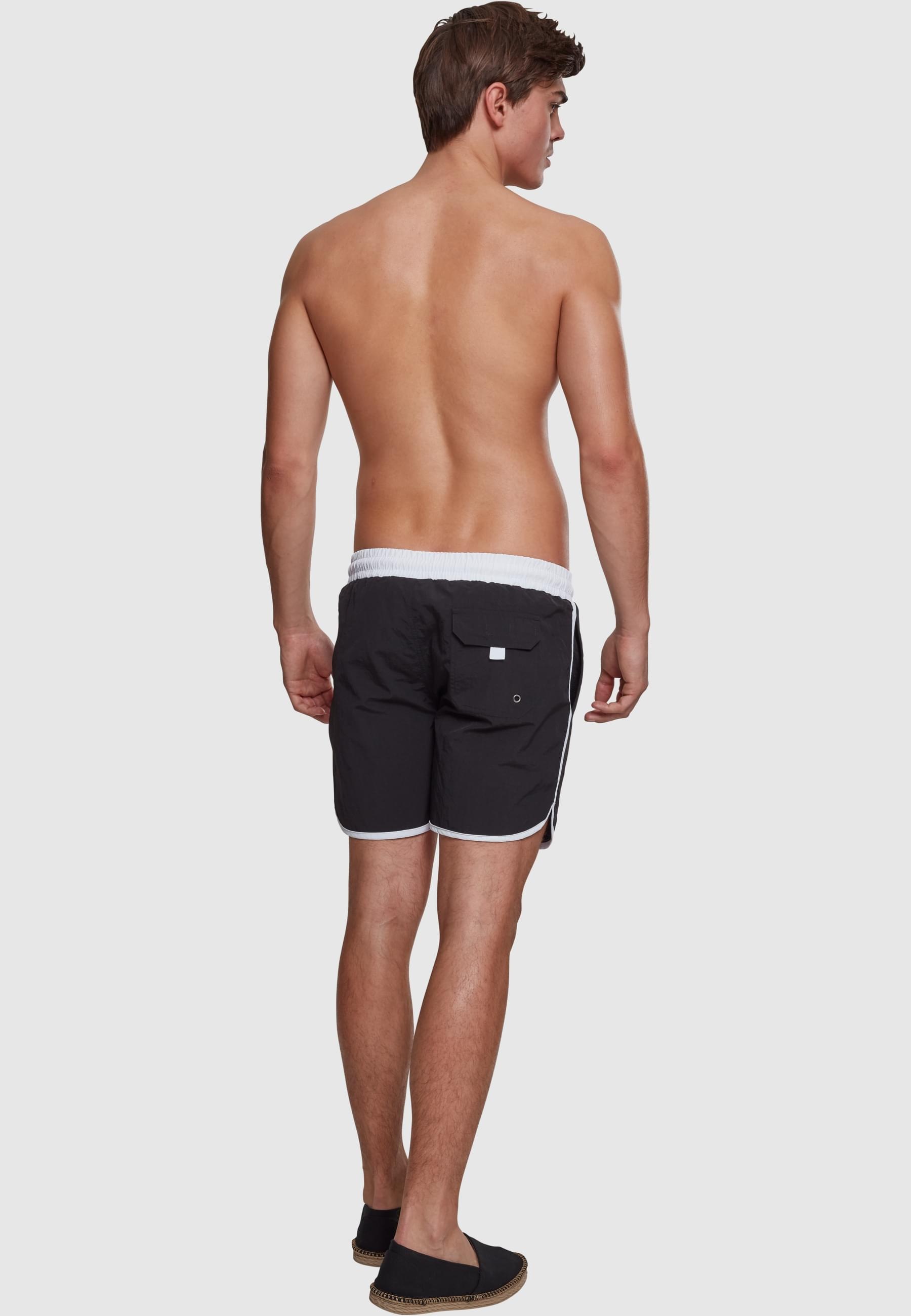 URBAN CLASSICS Badeshorts »Urban Classics Herren Retro Swimshorts«