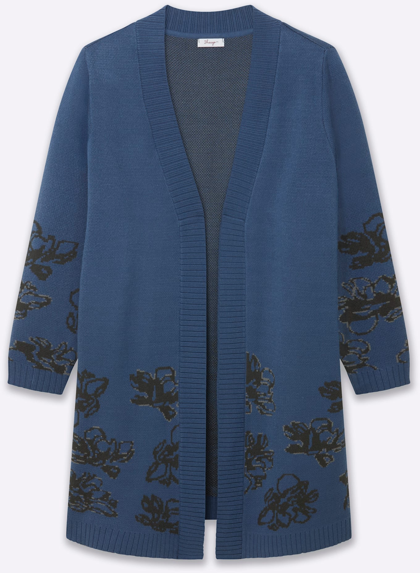 Sheego Longstrickjacke