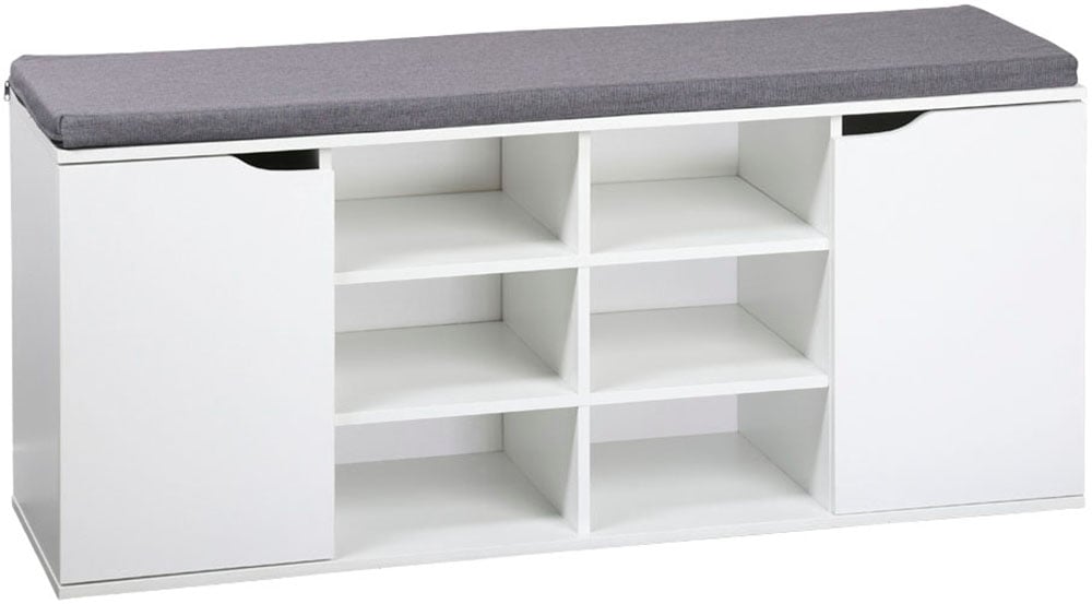 KESPER Schuhschrank "Schuhschrank mit Sitzkissen, 2 Türen, FSC"