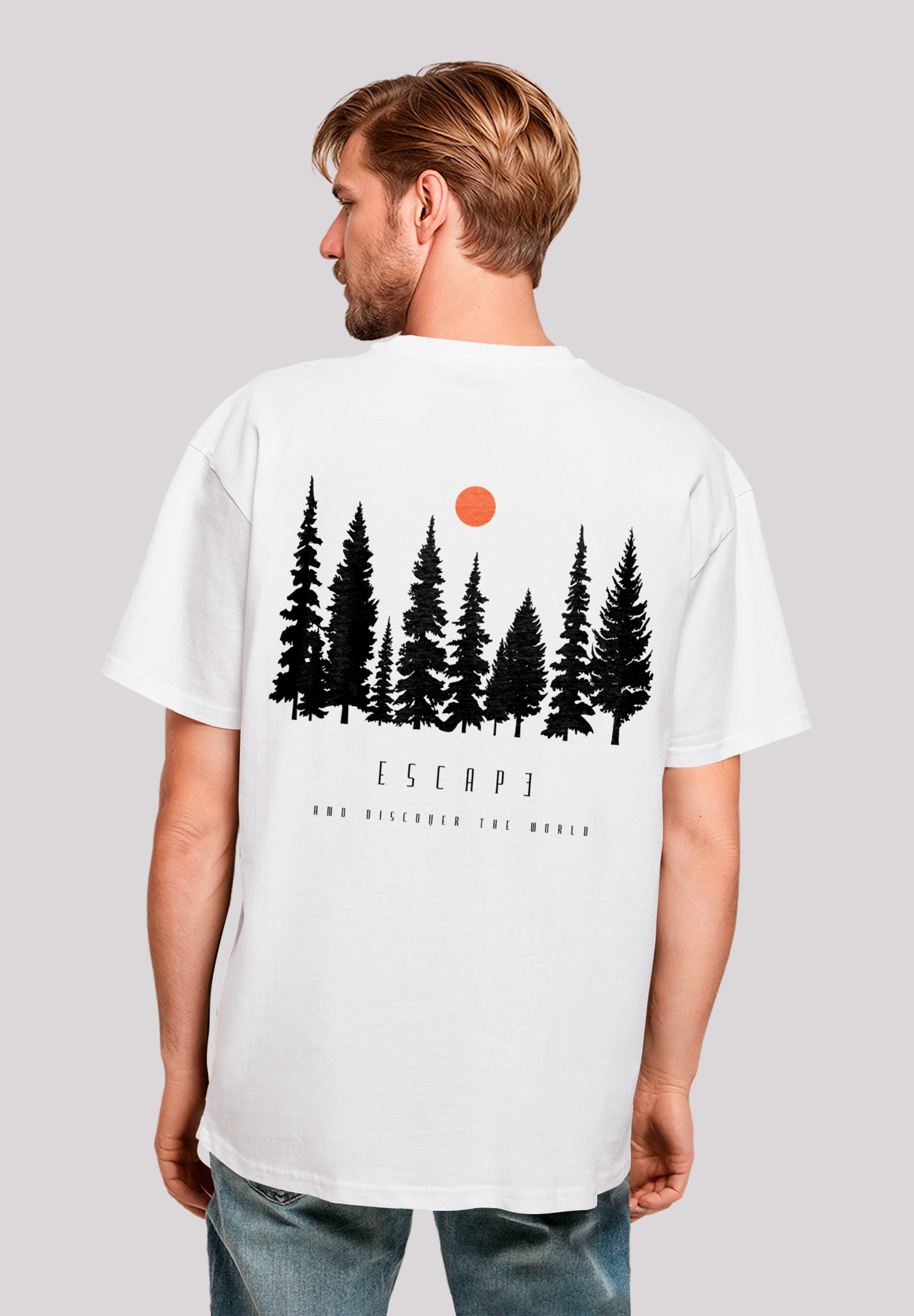 F4NT4STIC T-Shirt "Oversize Escape Discover the World Forest" Discover the günstig online kaufen