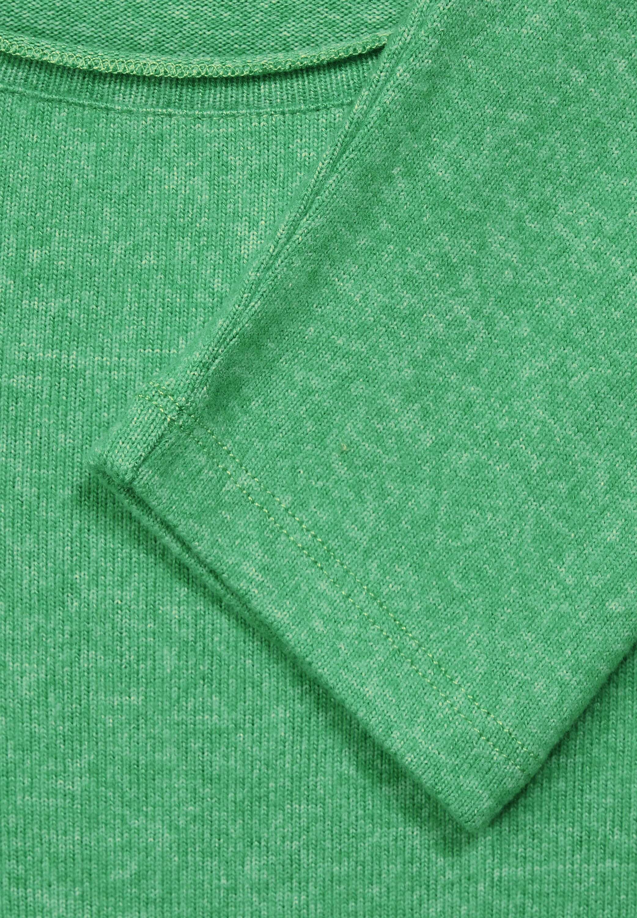 STREET ONE Rundhalsshirt, mit Rundhalsausschnitt