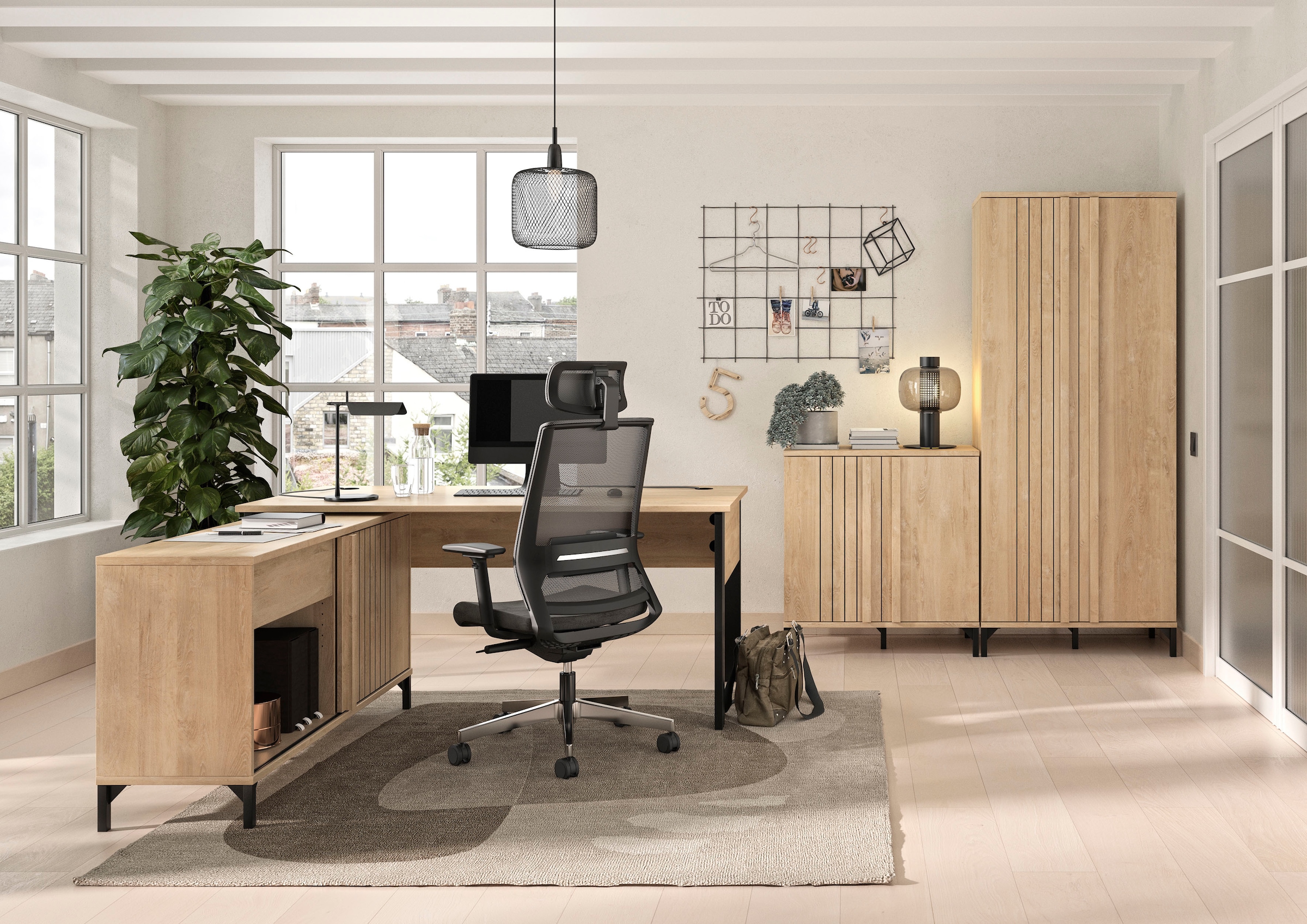 Gami Schreibtisch »Faro«, moderner Industrial Look