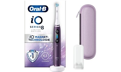 Oral B Elektrische Zahnbürste »iO Series 8«, 1 St. Aufsteckbürsten, mit Reiseetui kaufen