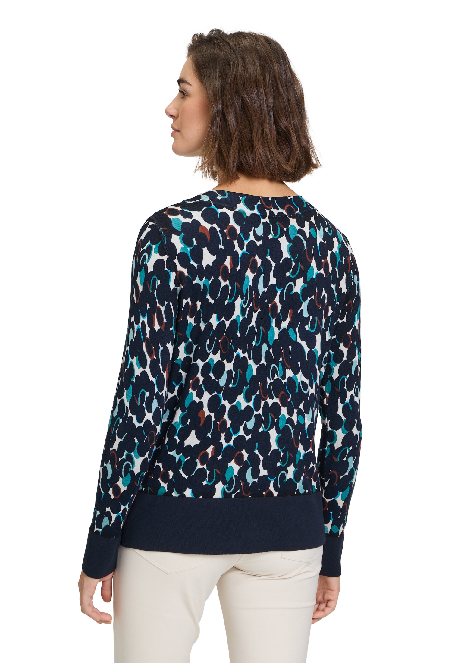 Betty Barclay Strickpullover »Betty Barclay Feinstrickpullover langarm«, (1 tlg.), Hotfix