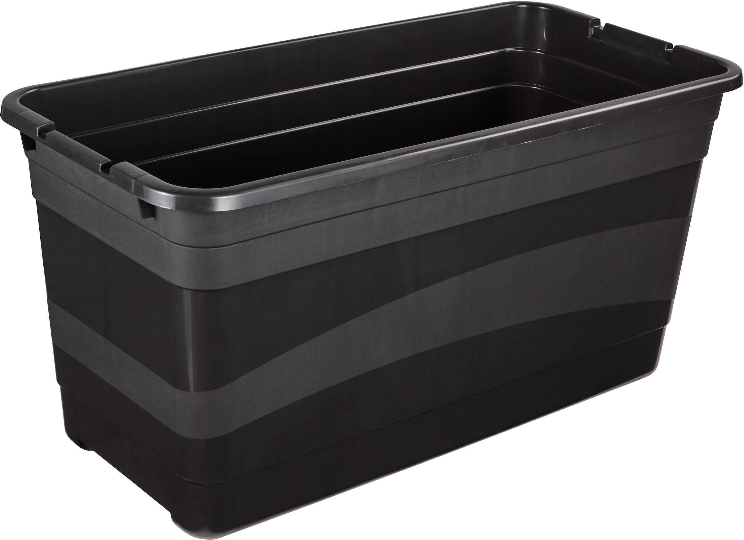 keeeper Transportbehälter »eckhart, 2er Set Transporbox, 52 L, 59,5 x 39,5 x 34 cm« 39,5 cm breit 40 cm hoch 79,5 cm lang Set, 2 Stk. tlg. seitl. Clips, Griffe am Boden, stoßfeste Seitenwände, robuster Deckel