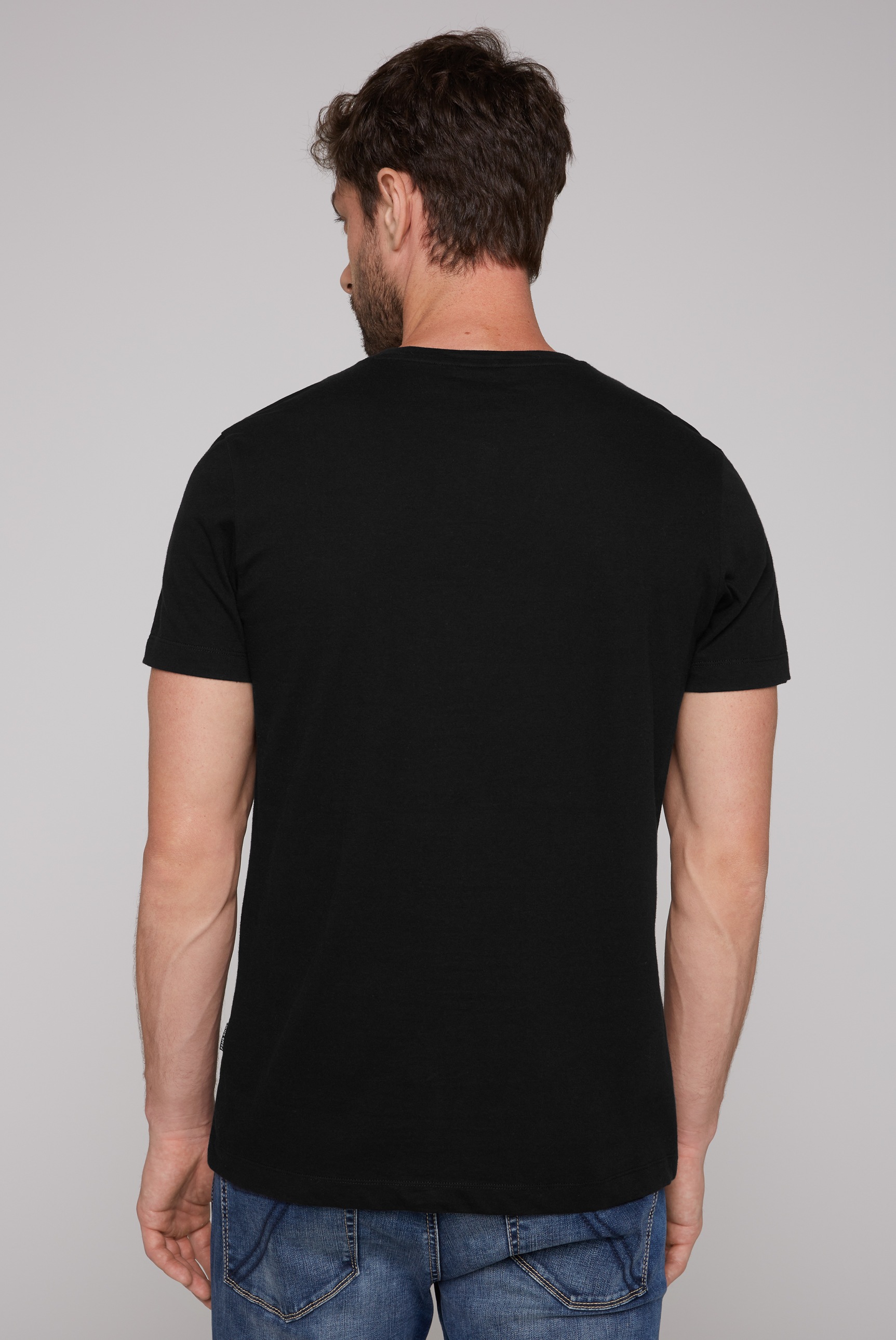 CAMP DAVID Rundhalsshirt, aus Baumwolle