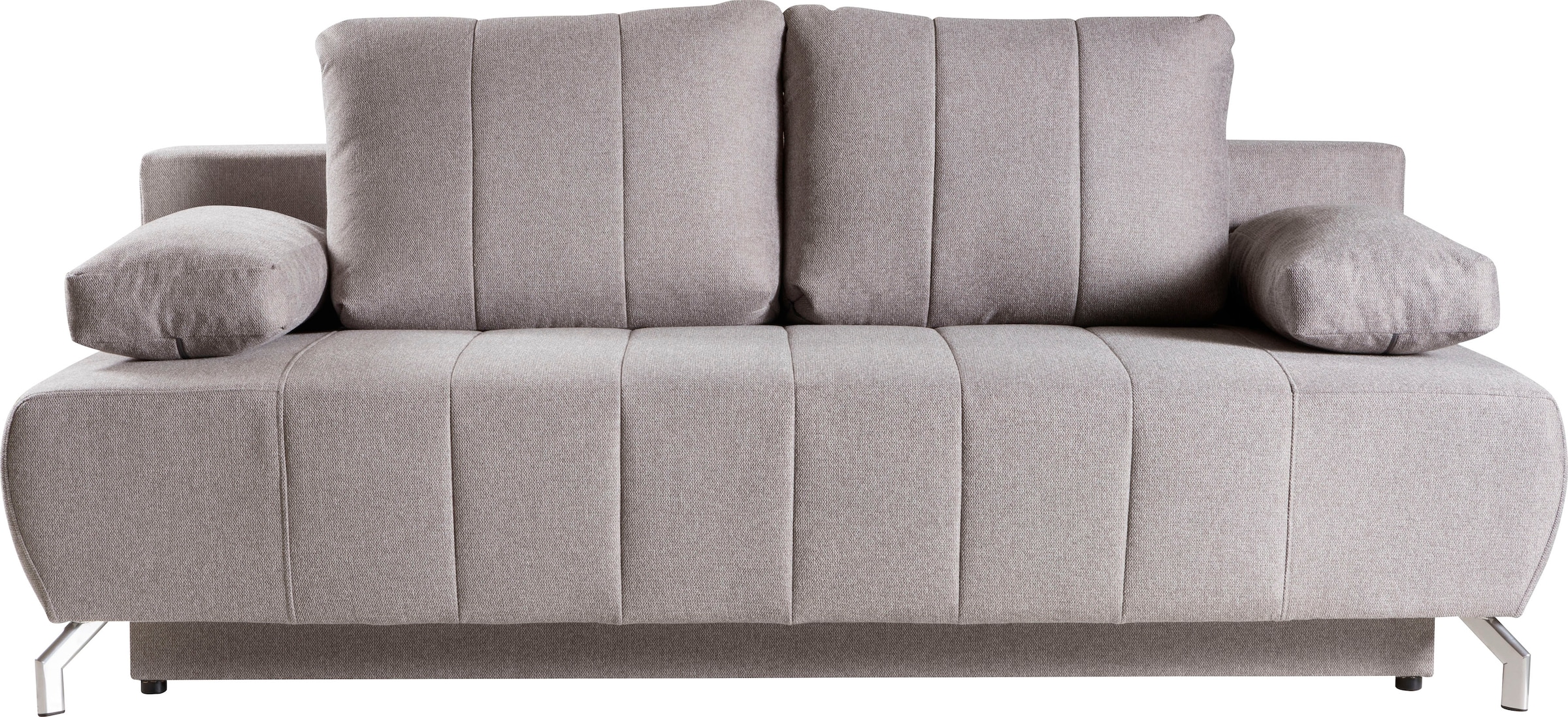 WERK2 Schlafsofa »Troya«, 2-Sitzer Sofa und Schlafcouch mit Federkern & Bettkasten