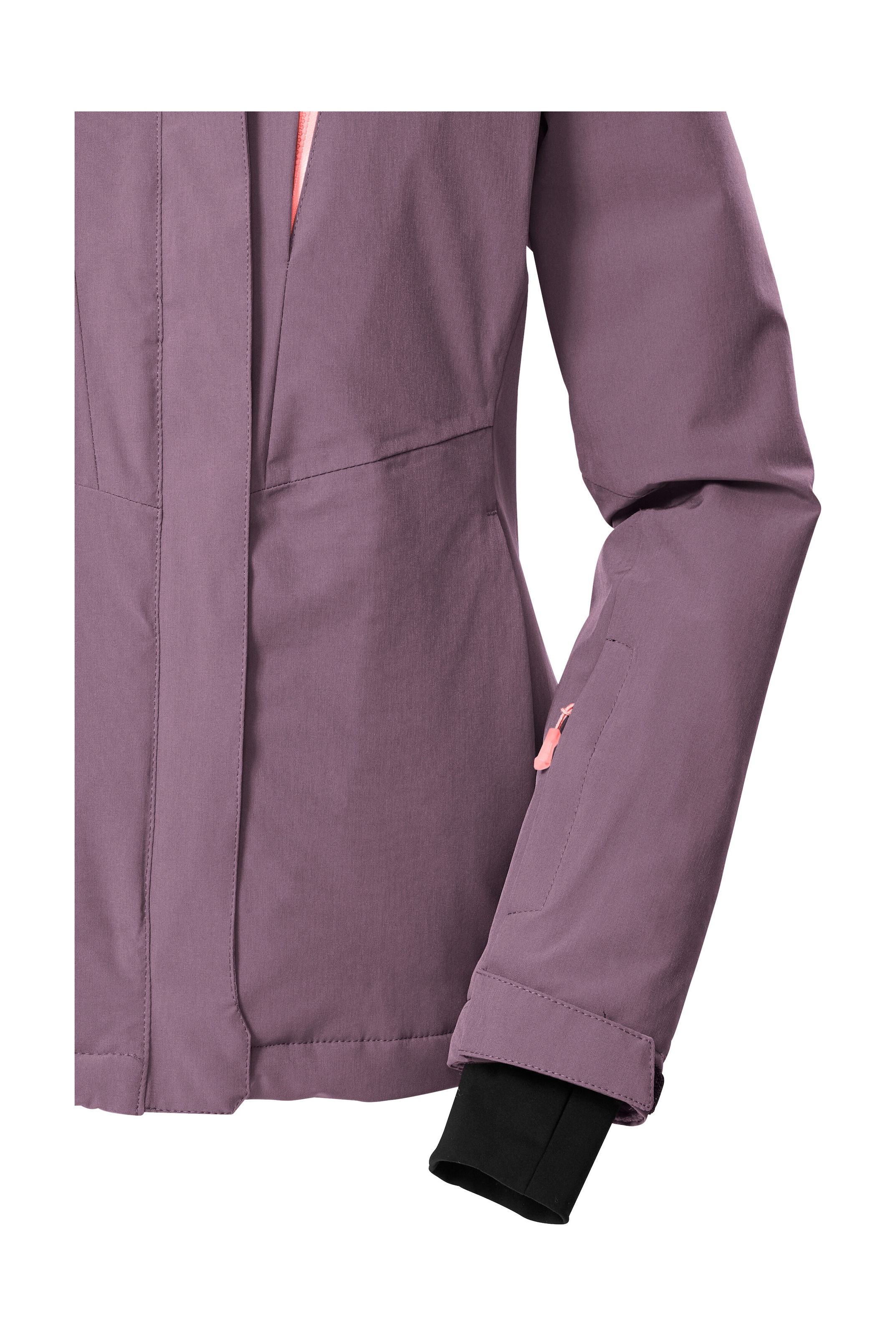 Killtec Skijacke »KSW 25 WMN SKI JCKT«, Atmungsaktive, wasserdichte Skijacke mit abnehmbarer Kapuze