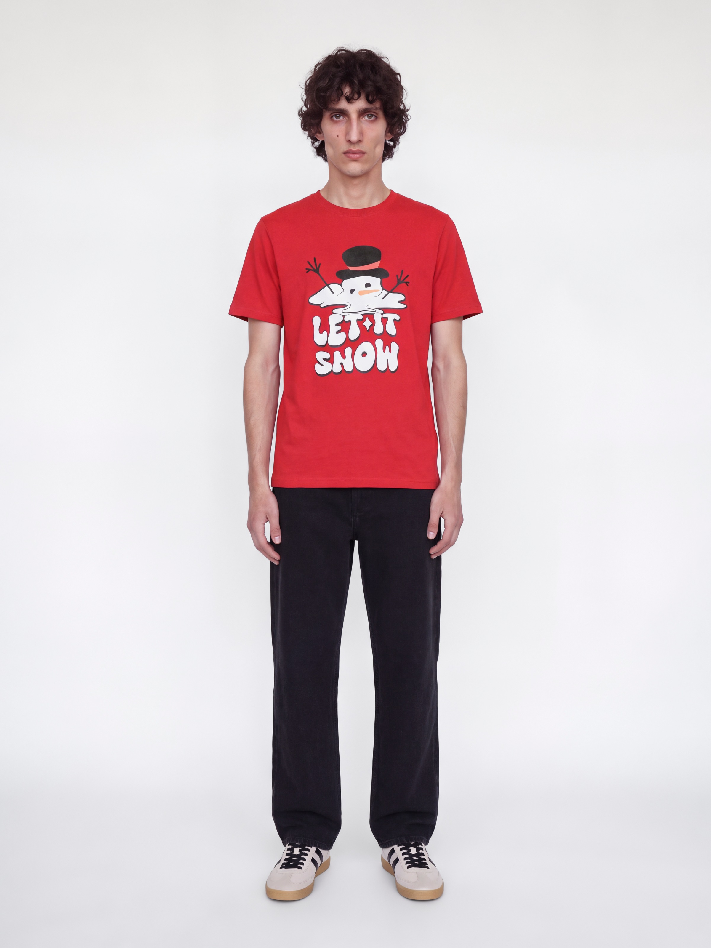 Jack & Jones T-Shirt »JJXMAS FUN TEE SS CREW NECK« Baumwolle, regular Fit