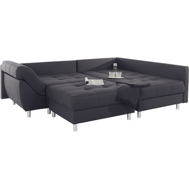 (Spar-Set), links Hocker, kaufen AB Polstergarnitur | oder »Joseli«, rechts Recamiere und montierbar COLLECTION BAUR Ecksofa