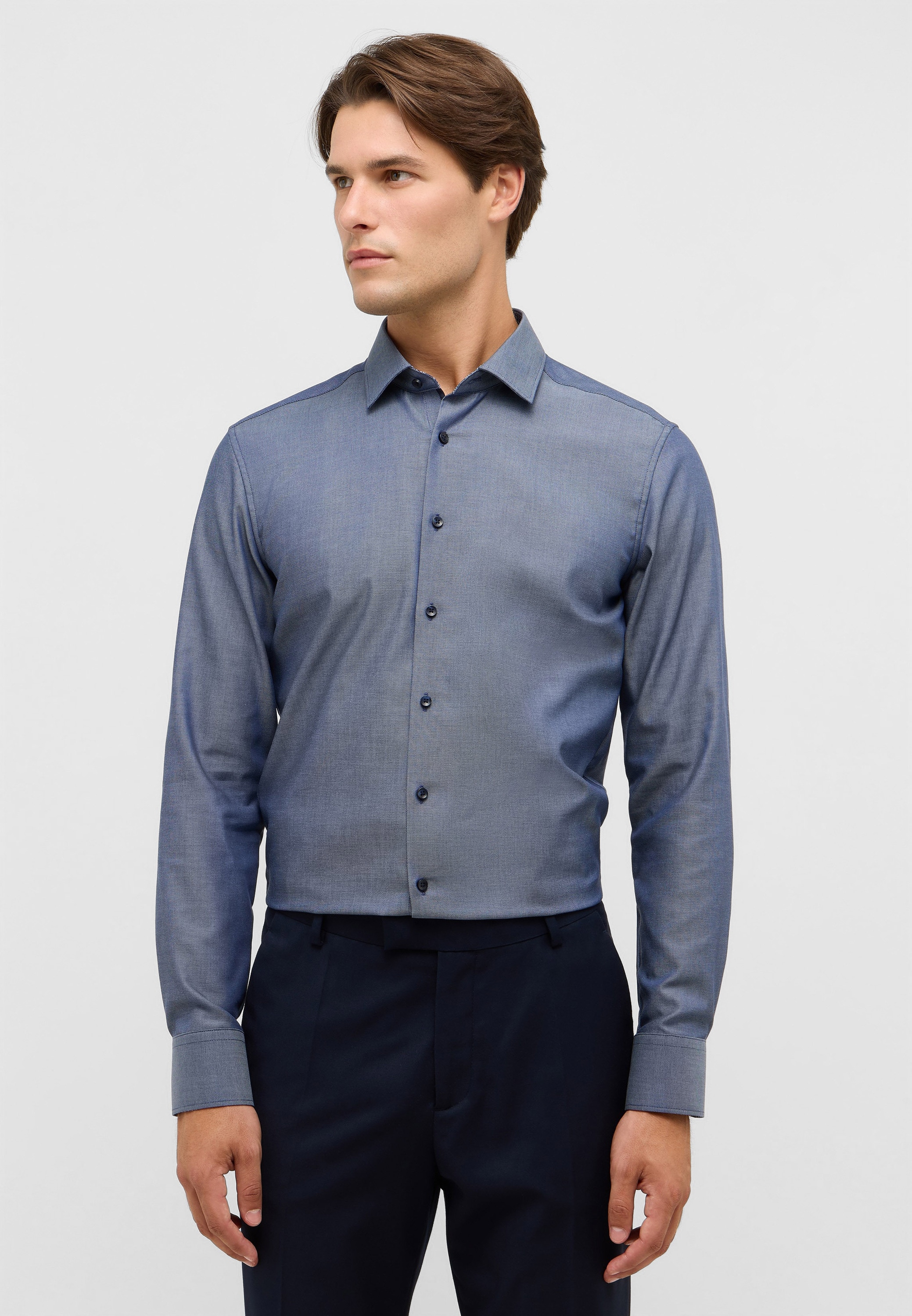 Eterna Langarmhemd "SLIM FIT", NON IRON (bügelfrei) günstig online kaufen