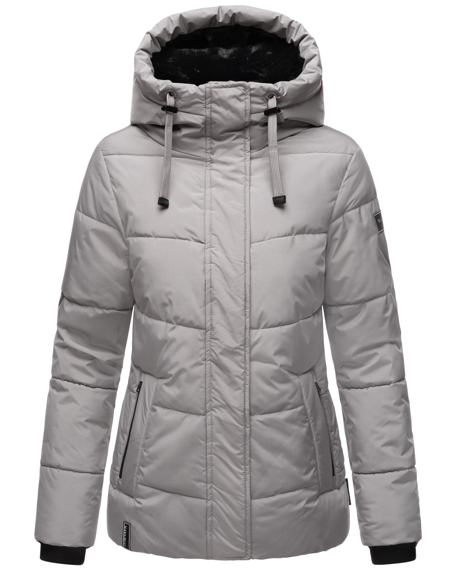 Navahoo Steppjacke "Sag ja XIV", mit Kapuze, Warme gesteppte Winterjacke mit Kapuze