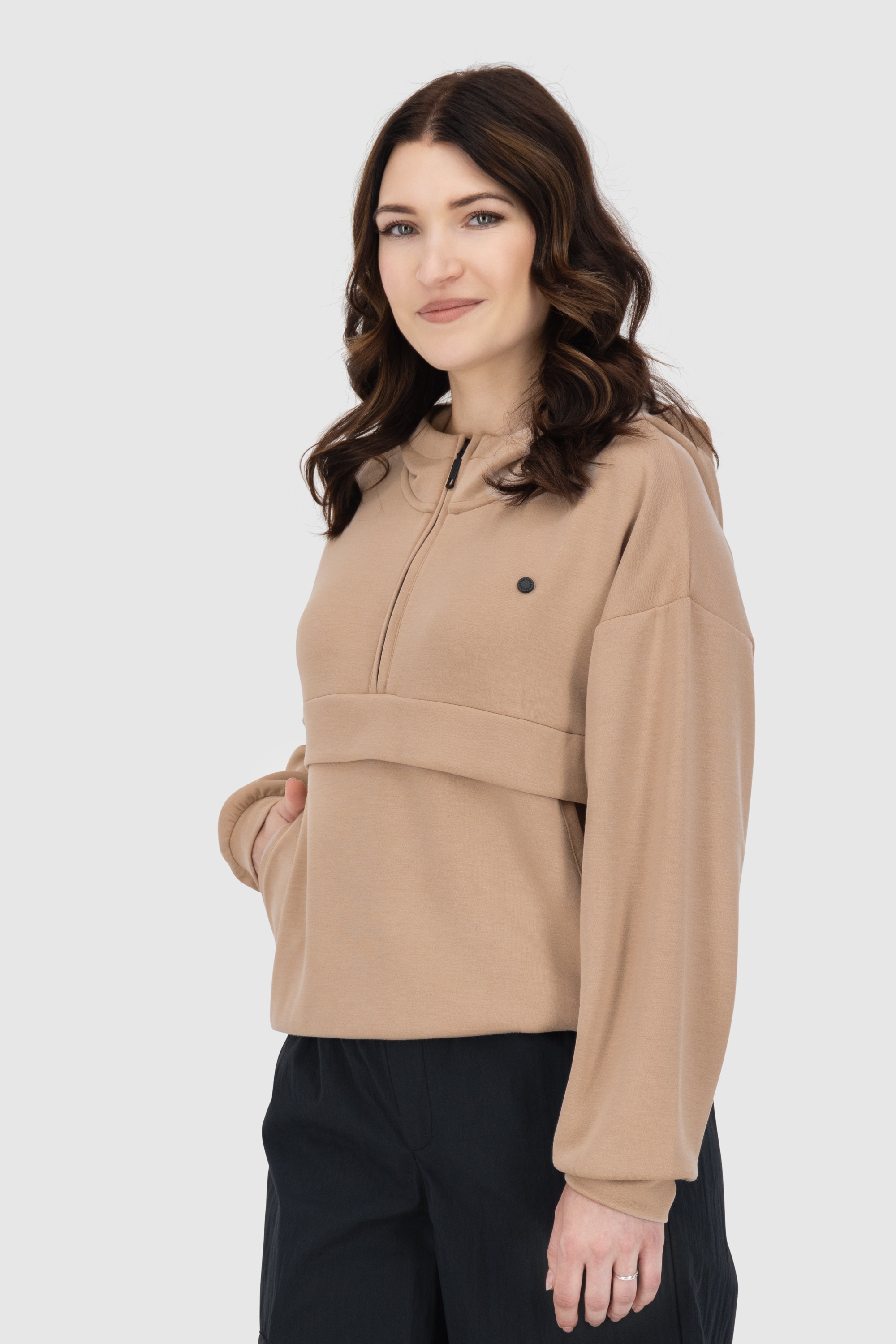 Alife & Kickin Kapuzensweatshirt »Damen MajviAK T«, Oversize Hoodie Kapuzenpullover, Supersofter Pullover mit Kapuze