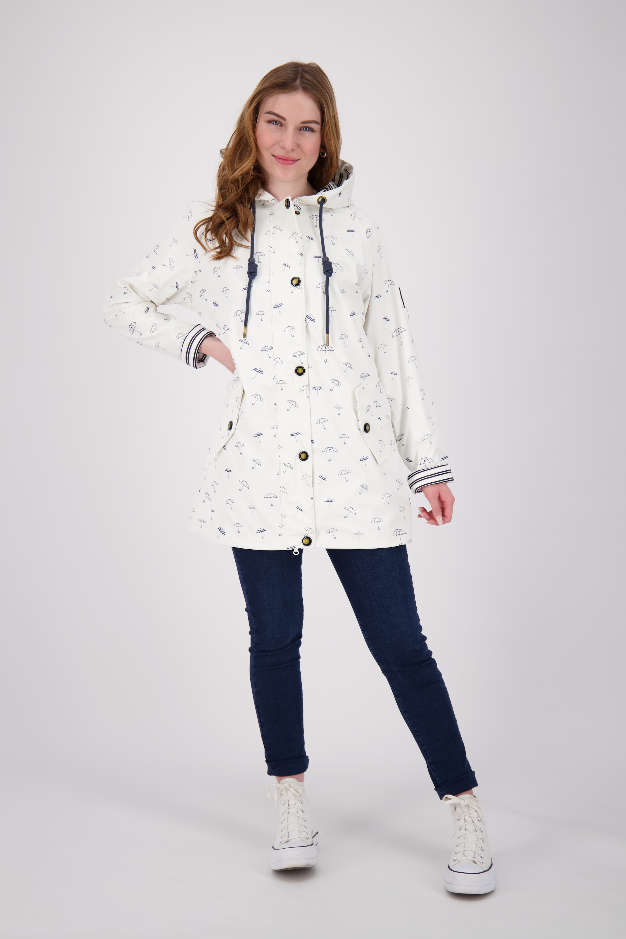 Thumbnail - ankerglut Regenjacke "Friesennerz WIZZARD PEAK WOMEN UMBR", auch in Großen Größen erhältlich