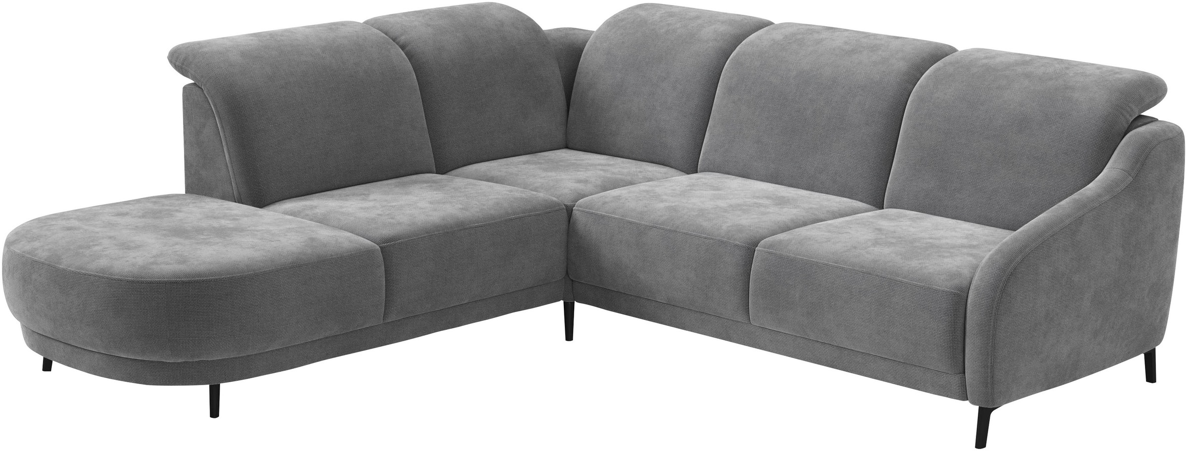 sit&more Ecksofa »Blues L-Form« wahlweise mit Klapptisch und USB