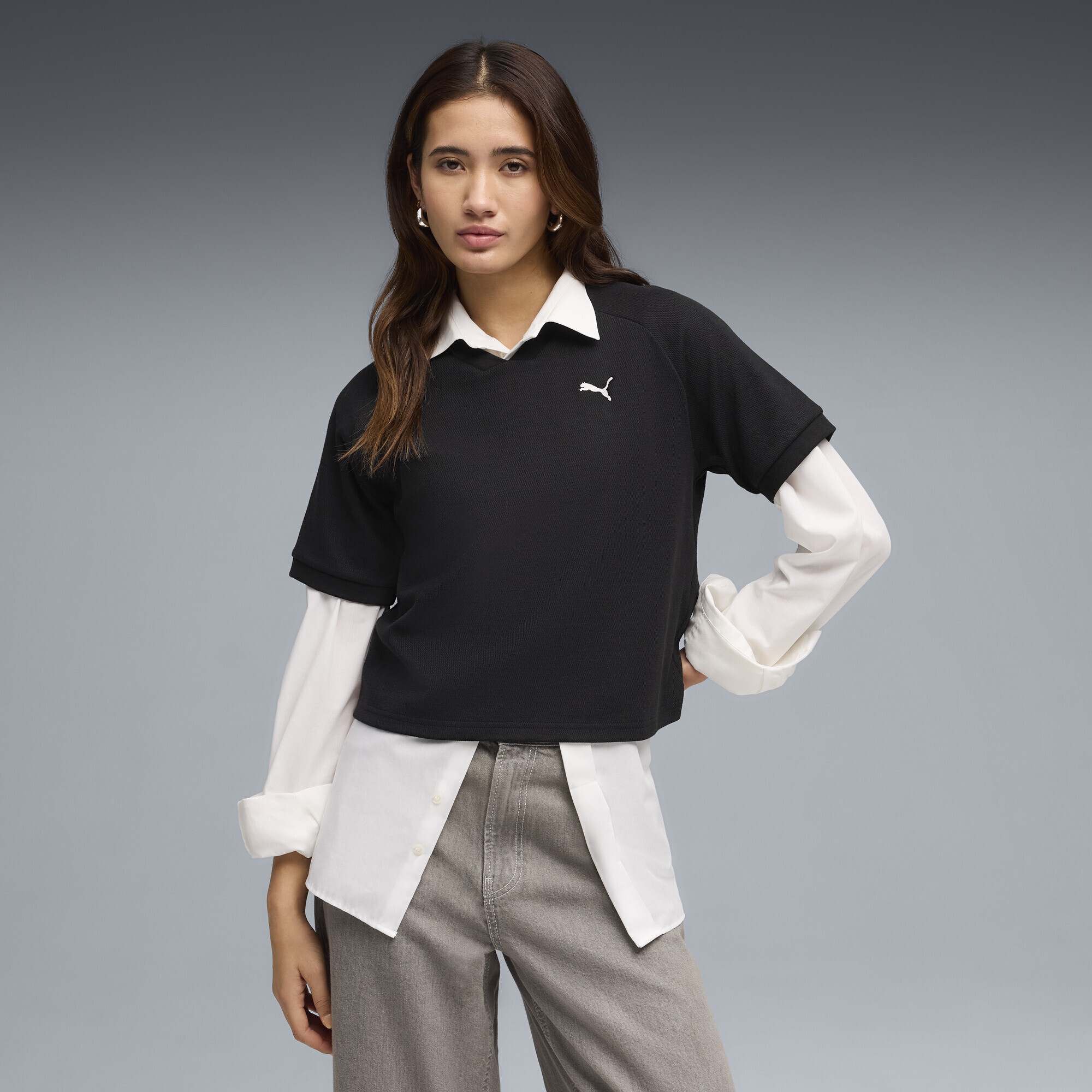 PUMA T-Shirt »PUMA Class Relaxed Pinnacle T-Shirt Damen«