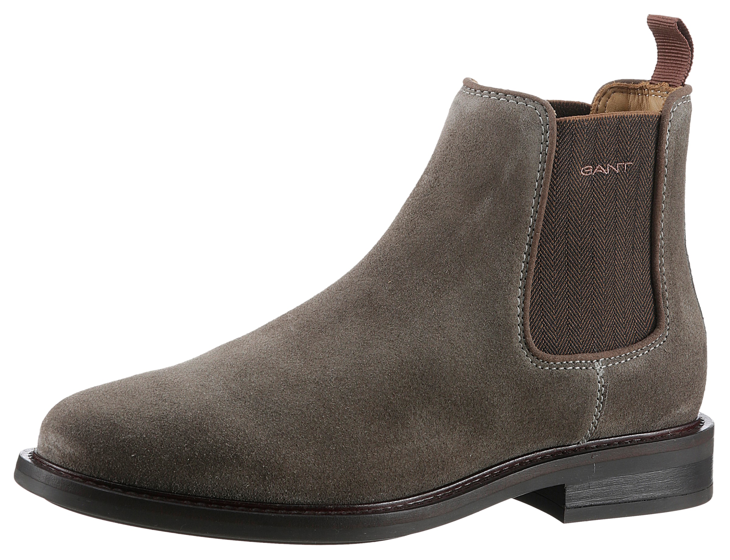 Gant Chelseaboots "St. Fairkon", Stiefelette, Anzugschuh, Business Schuh mit Strecheinsatz, Blockabsatz