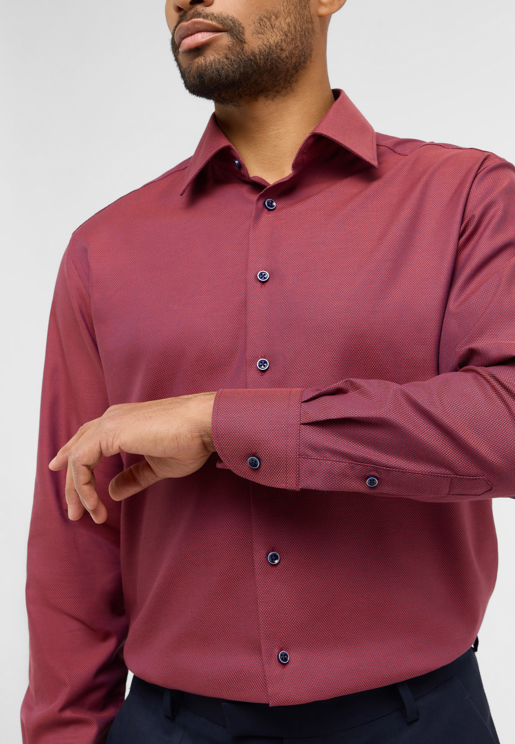 Eterna Langarmhemd »MODERN FIT«, NON IRON (bügelfrei)