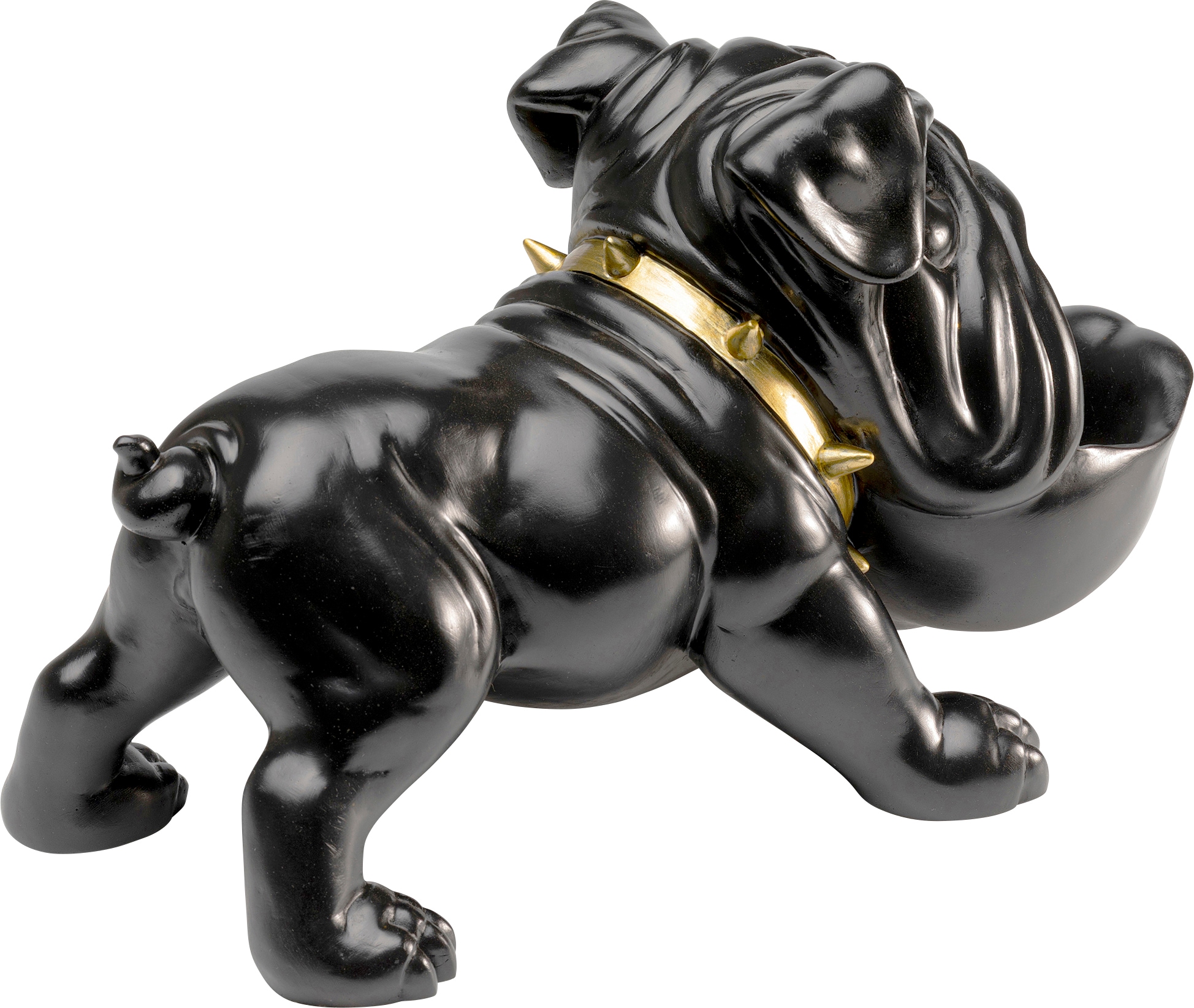 Kare Design Dekofigur »Hungry Dog Schwarz 37cm«