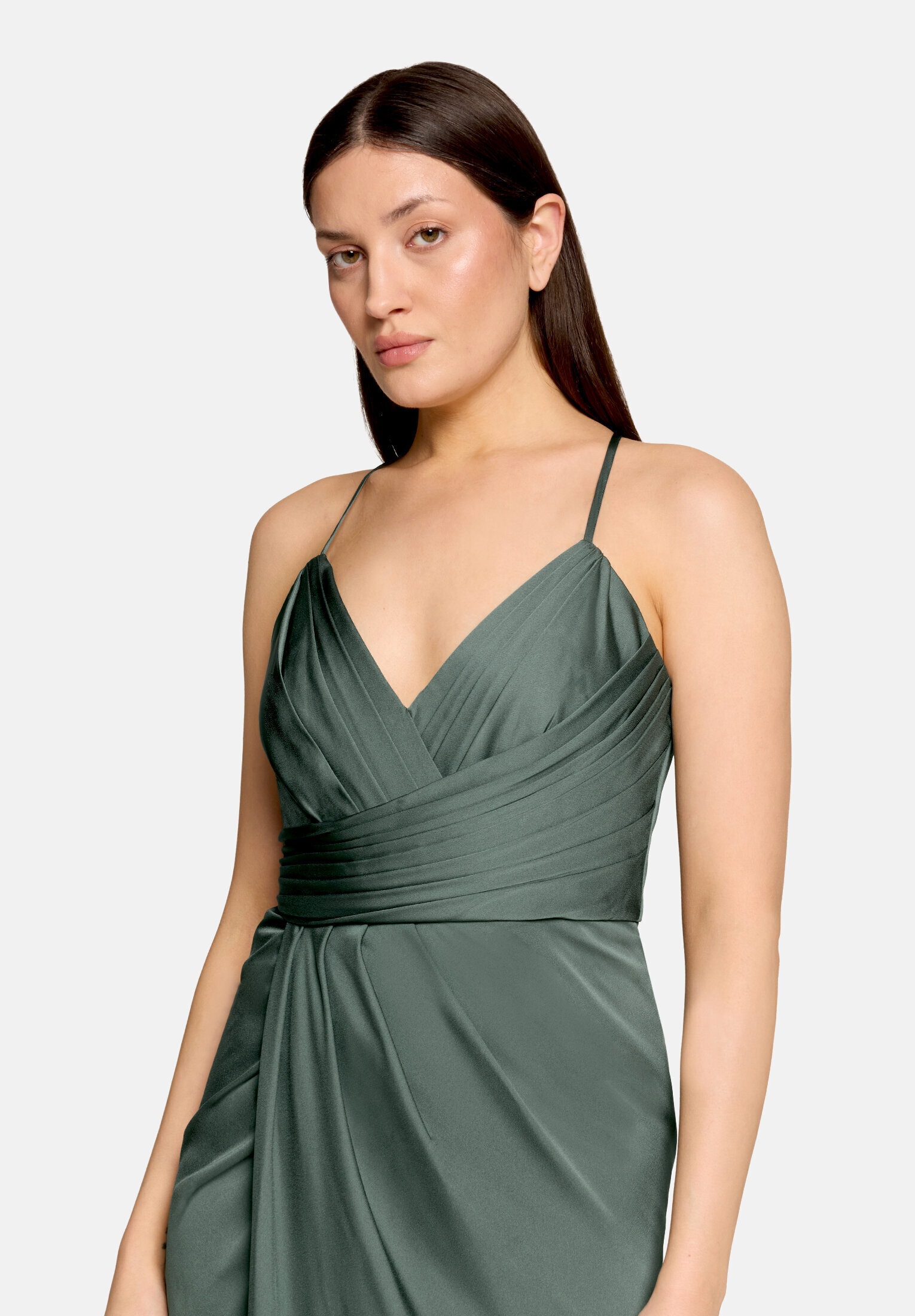 Vera Mont Abendkleid »Damen mit Raffung« Ohne Tasche Material