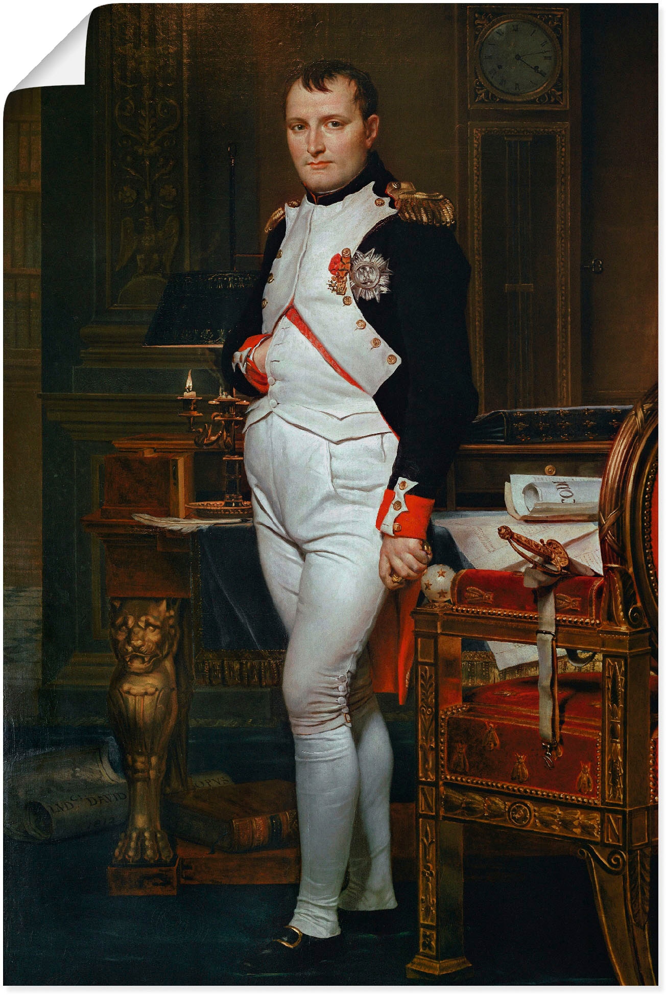 Artland Kunstdruck »Napoleon I. Bonaparte. 1812«, Menschen, (1 St.), als Alubild, Leinwandbild, Wandaufkleber oder Poster in versch. Größen