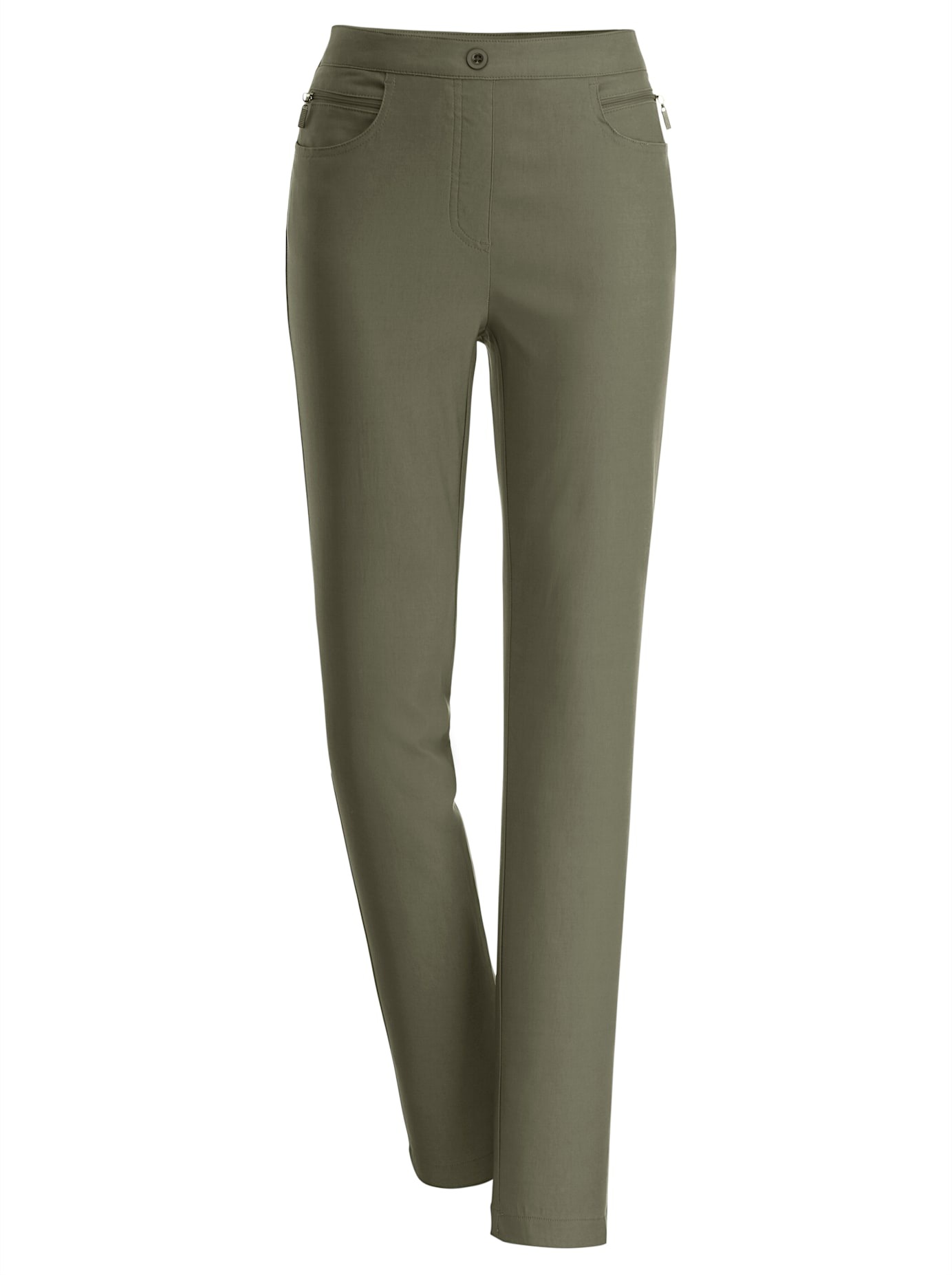 Webhose Classic Basics Damenhose Khaki 26 3